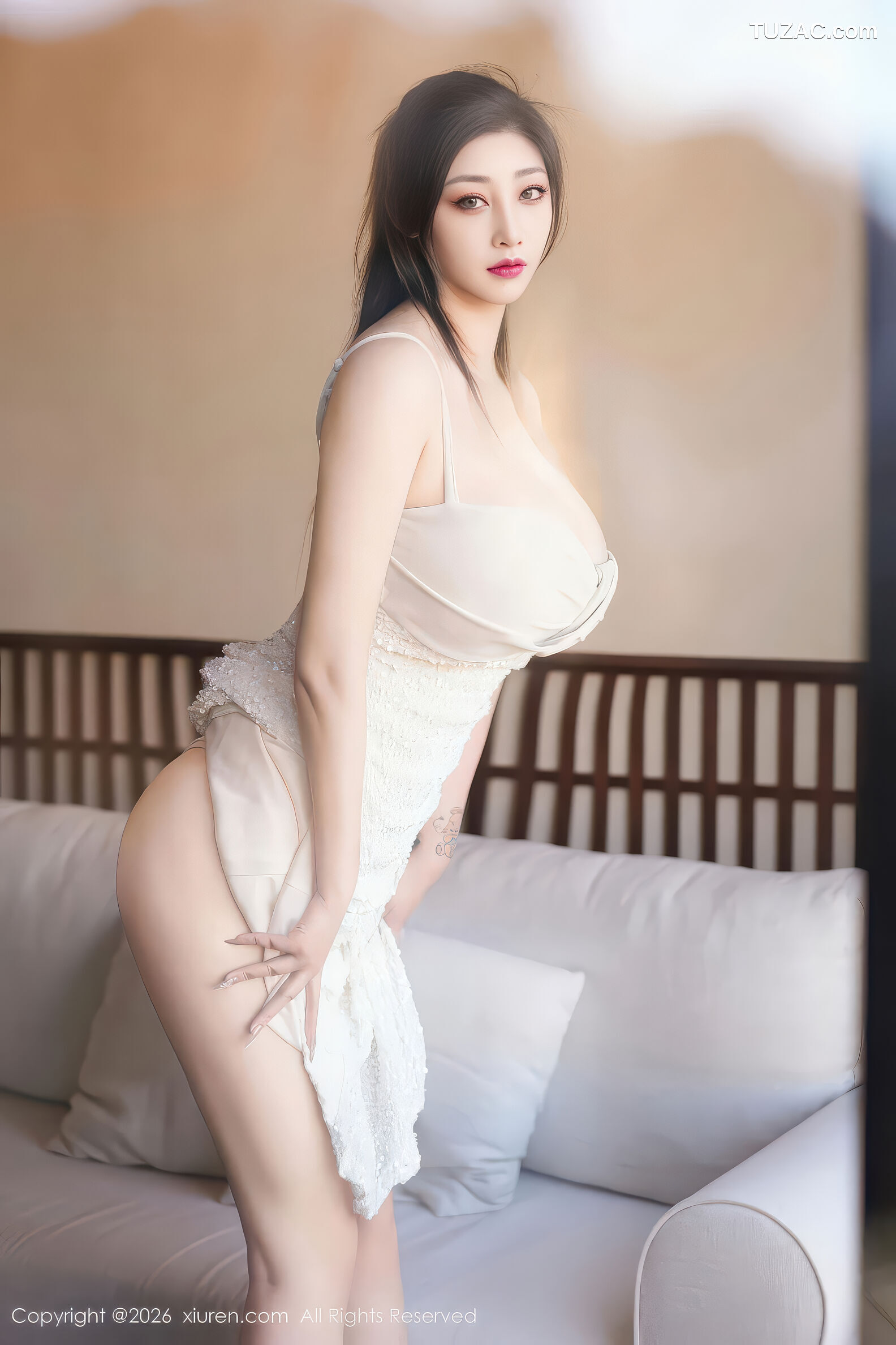XiuRen秀人网-11301-妲己_Toxic-白吊带连衣裙-2026.01.30