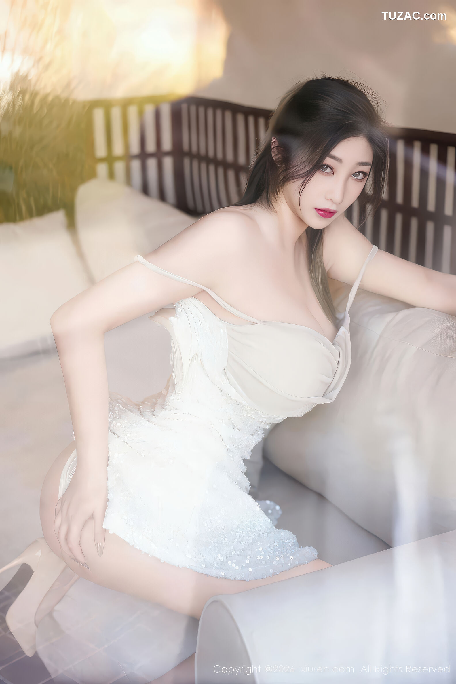 XiuRen秀人网-11301-妲己_Toxic-白吊带连衣裙-2026.01.30