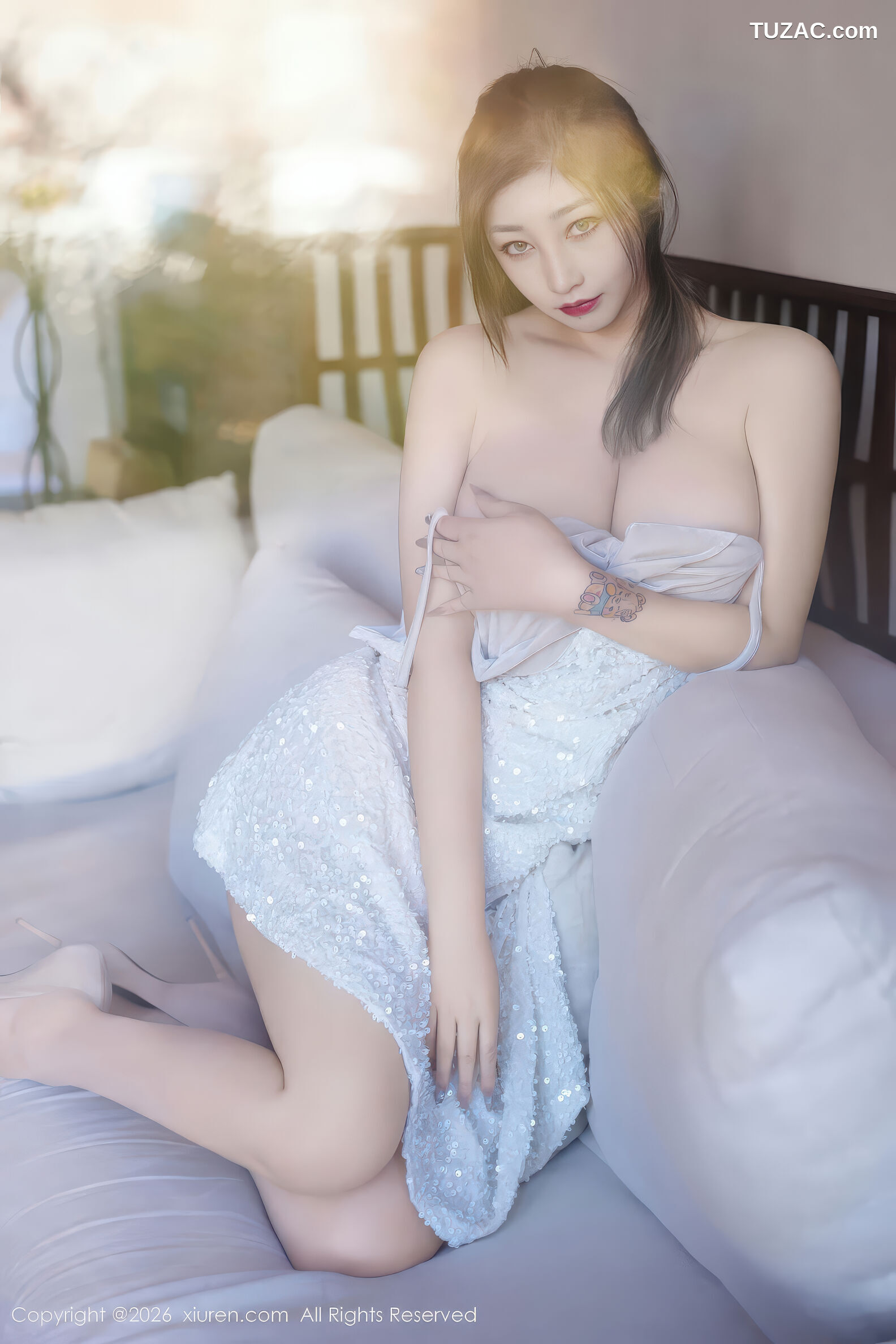 XiuRen秀人网-11301-妲己_Toxic-白吊带连衣裙-2026.01.30