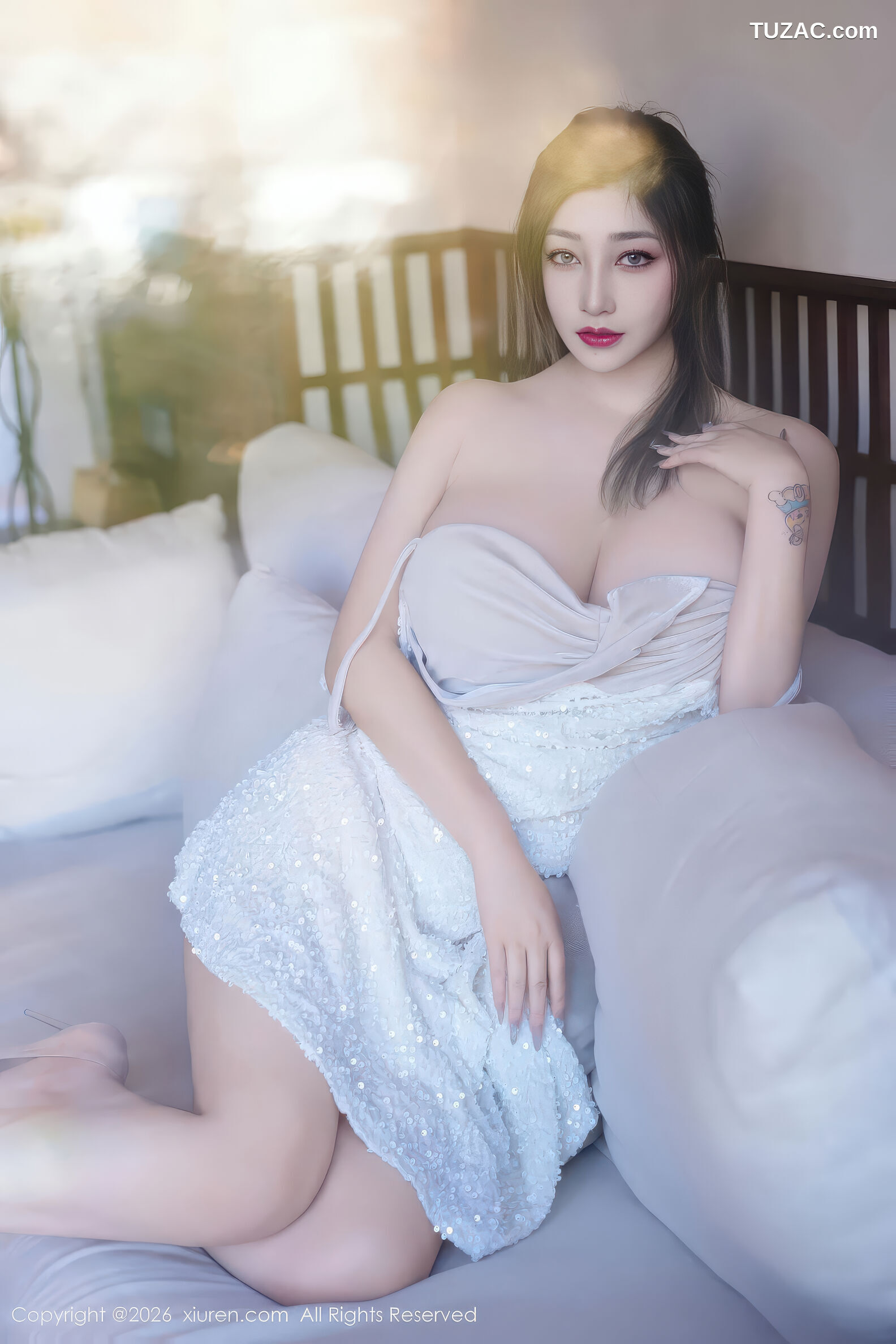 XiuRen秀人网-11301-妲己_Toxic-白吊带连衣裙-2026.01.30