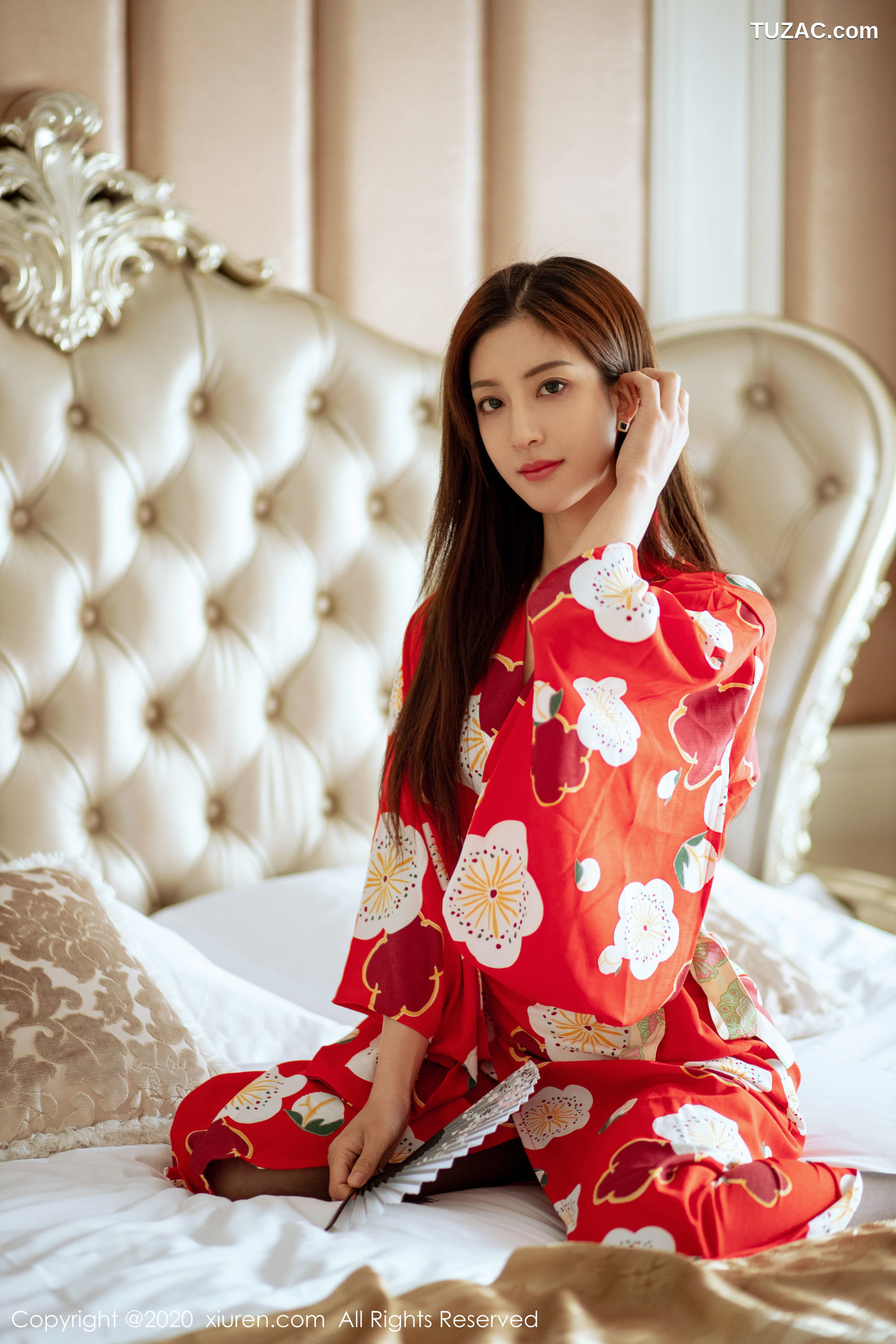 XiuRen秀人网-2015-林文文Yooki-《和服黑丝主题系列》-2020.02.28