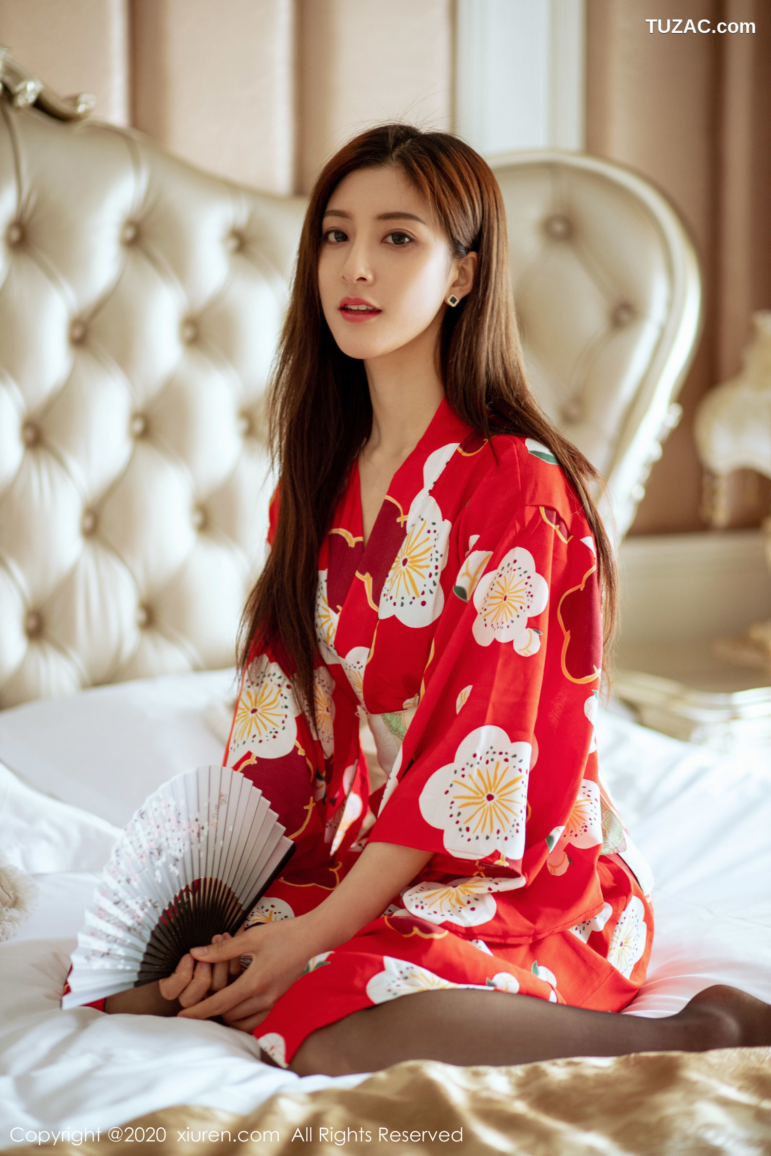 XiuRen秀人网-2015-林文文Yooki-《和服黑丝主题系列》-2020.02.28