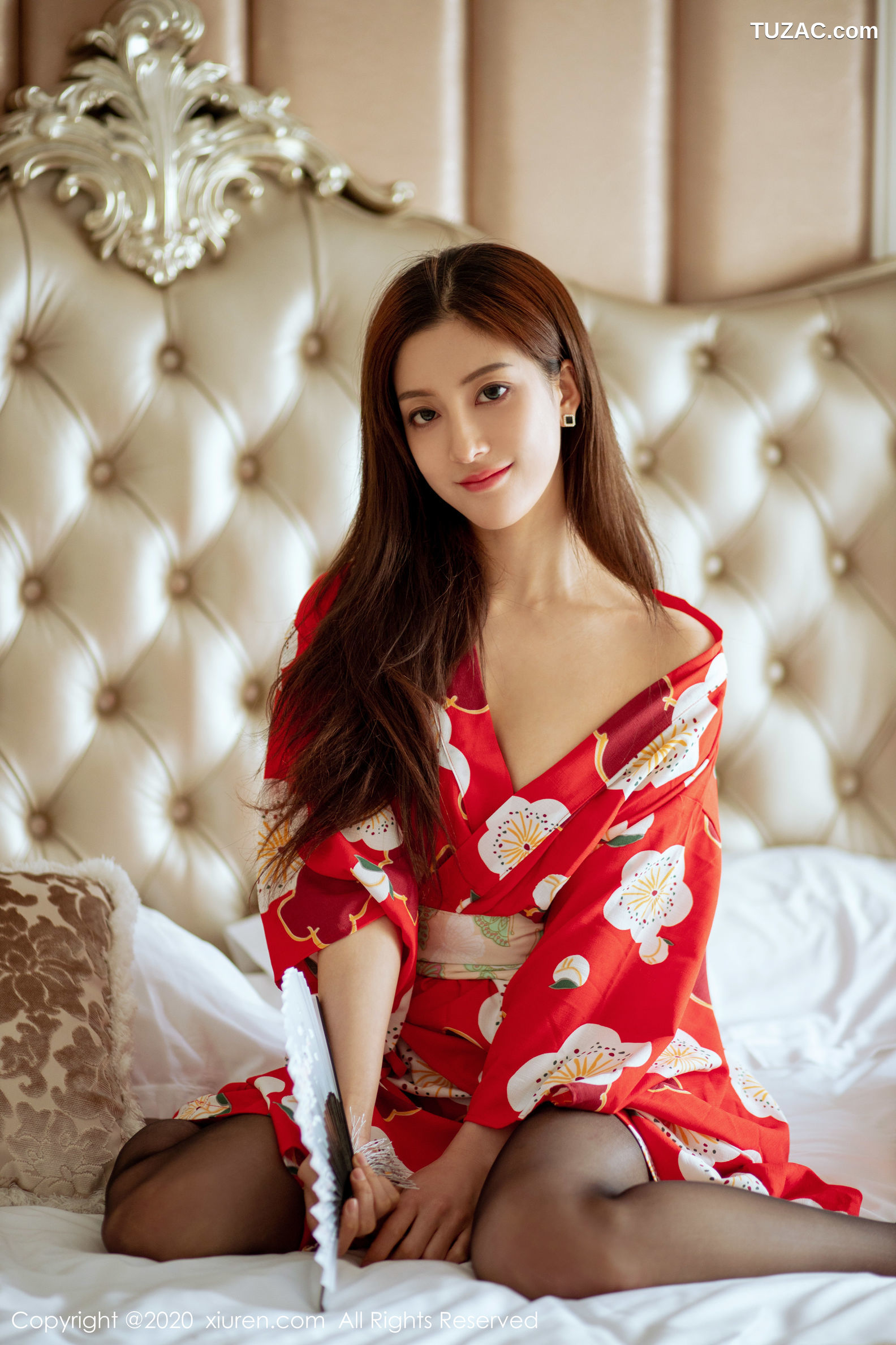 XiuRen秀人网-2015-林文文Yooki-《和服黑丝主题系列》-2020.02.28