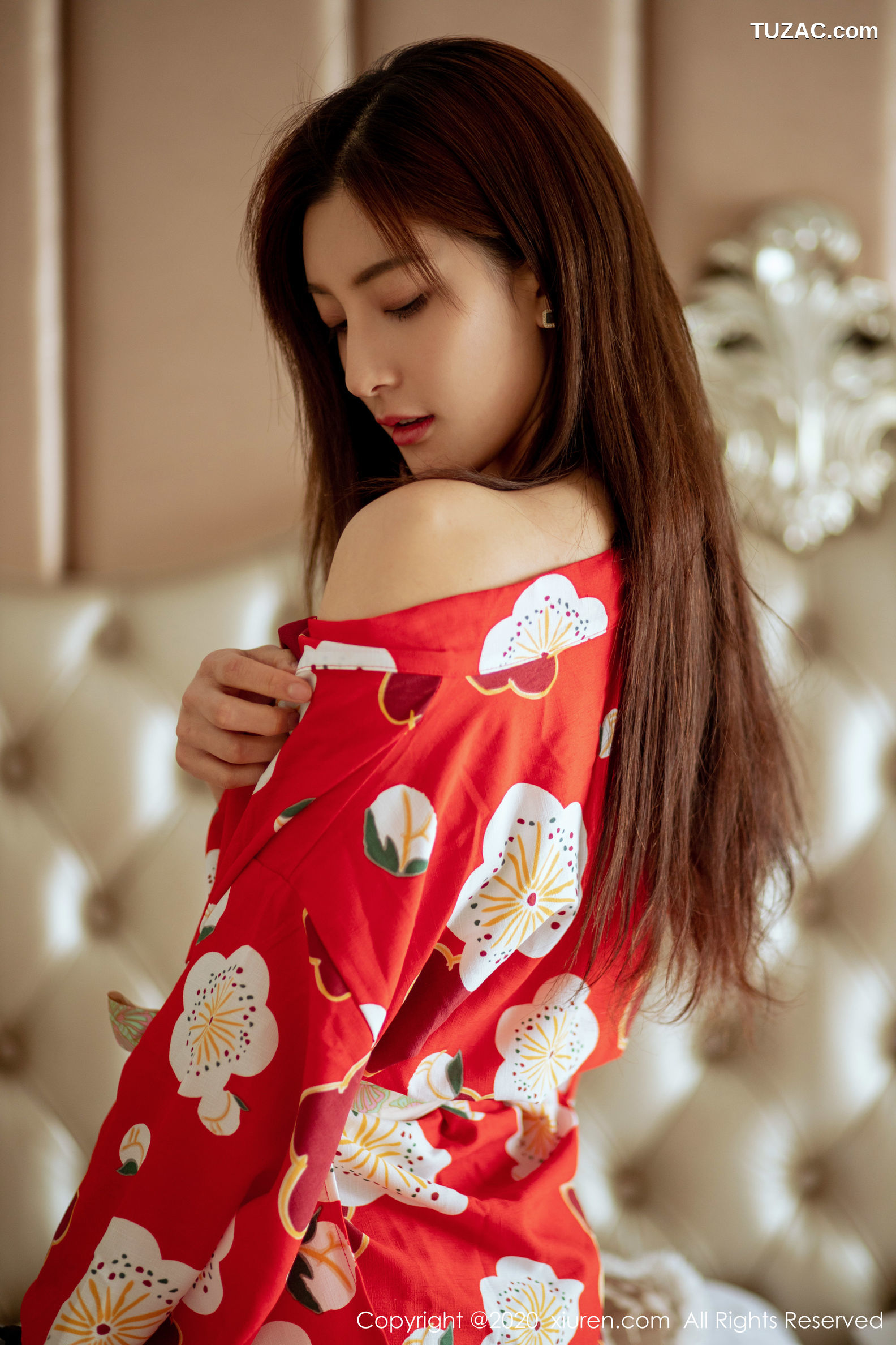XiuRen秀人网-2015-林文文Yooki-《和服黑丝主题系列》-2020.02.28