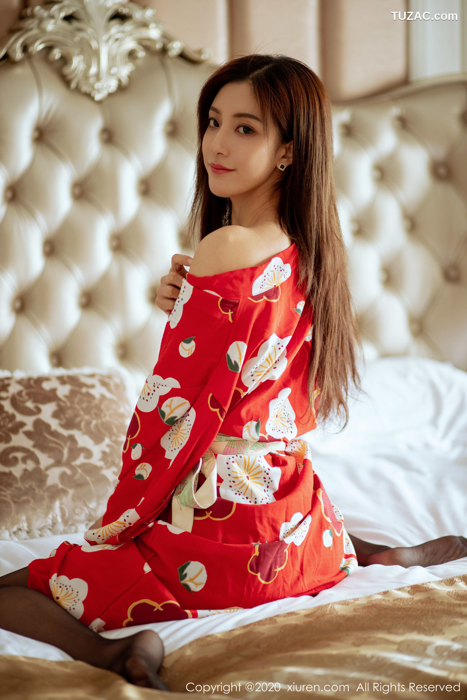 XiuRen秀人网-2015-林文文Yooki-《和服黑丝主题系列》-2020.02.28