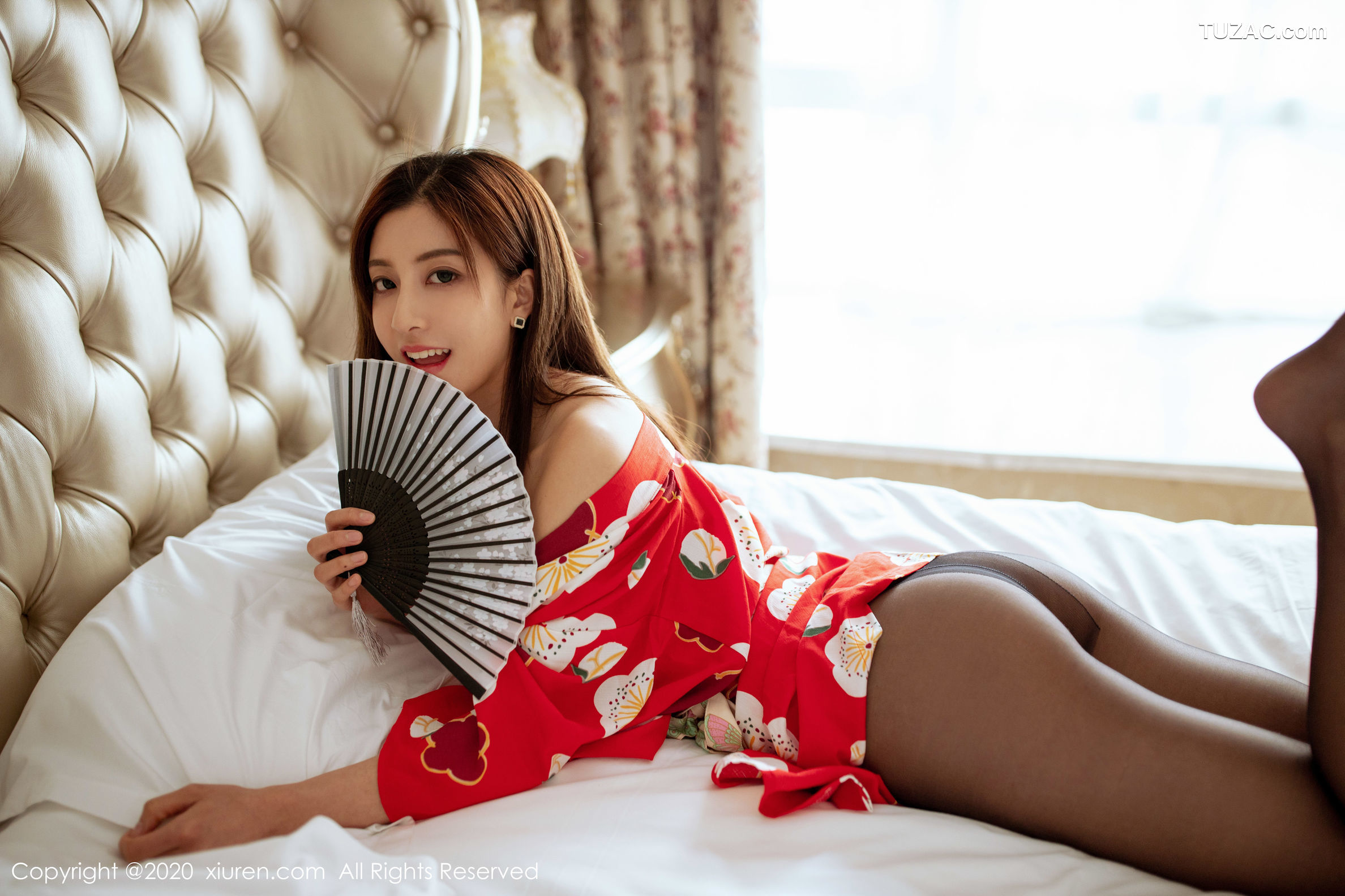 XiuRen秀人网-2015-林文文Yooki-《和服黑丝主题系列》-2020.02.28
