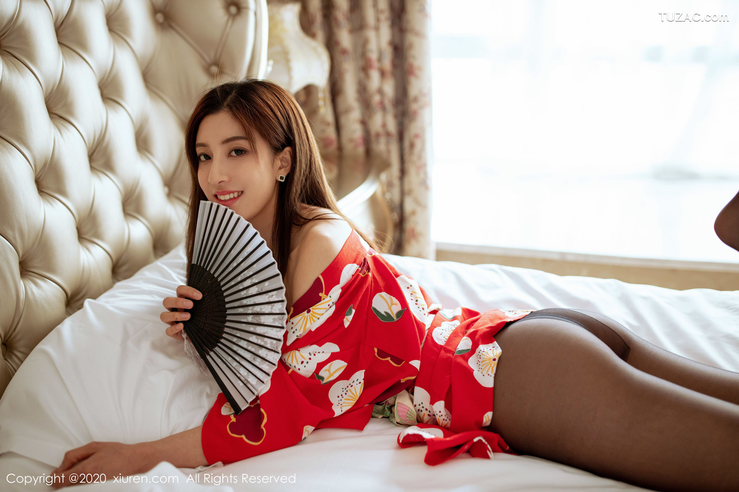 XiuRen秀人网-2015-林文文Yooki-《和服黑丝主题系列》-2020.02.28