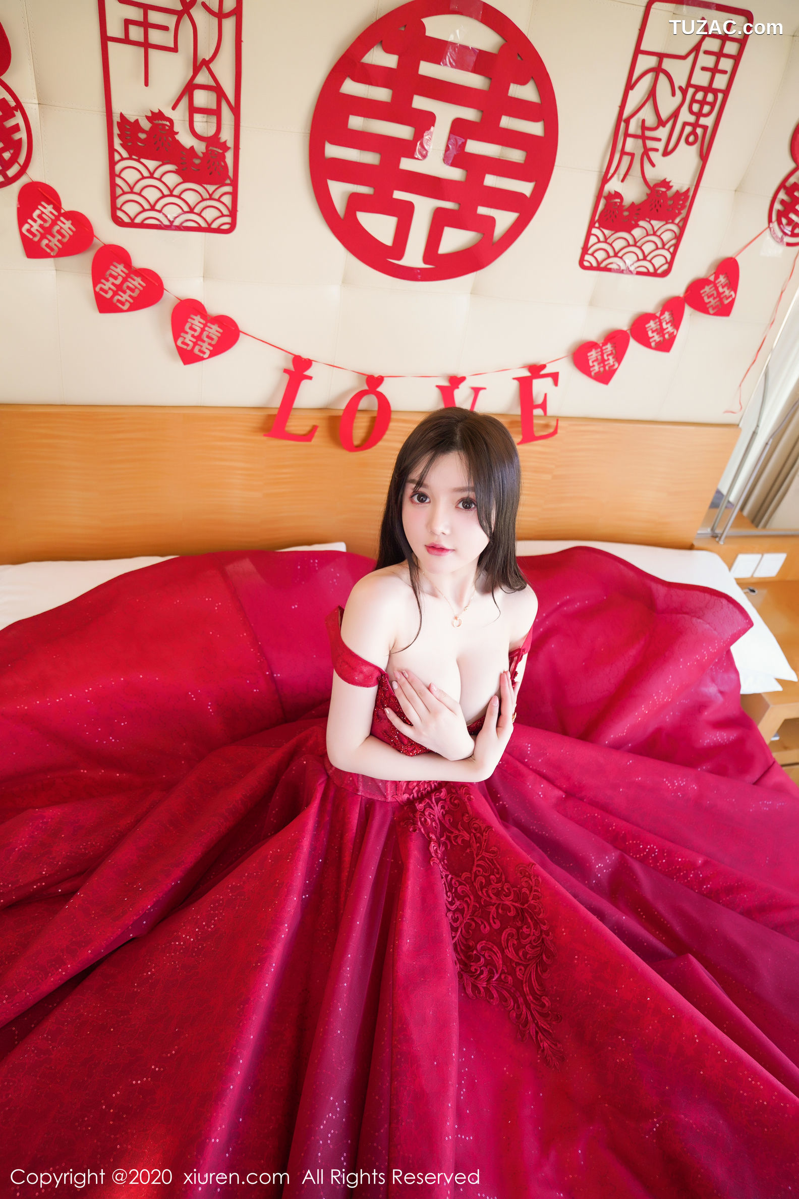 XiuRen秀人网-2058-糯美子-《新娘主题》-2020.03.13