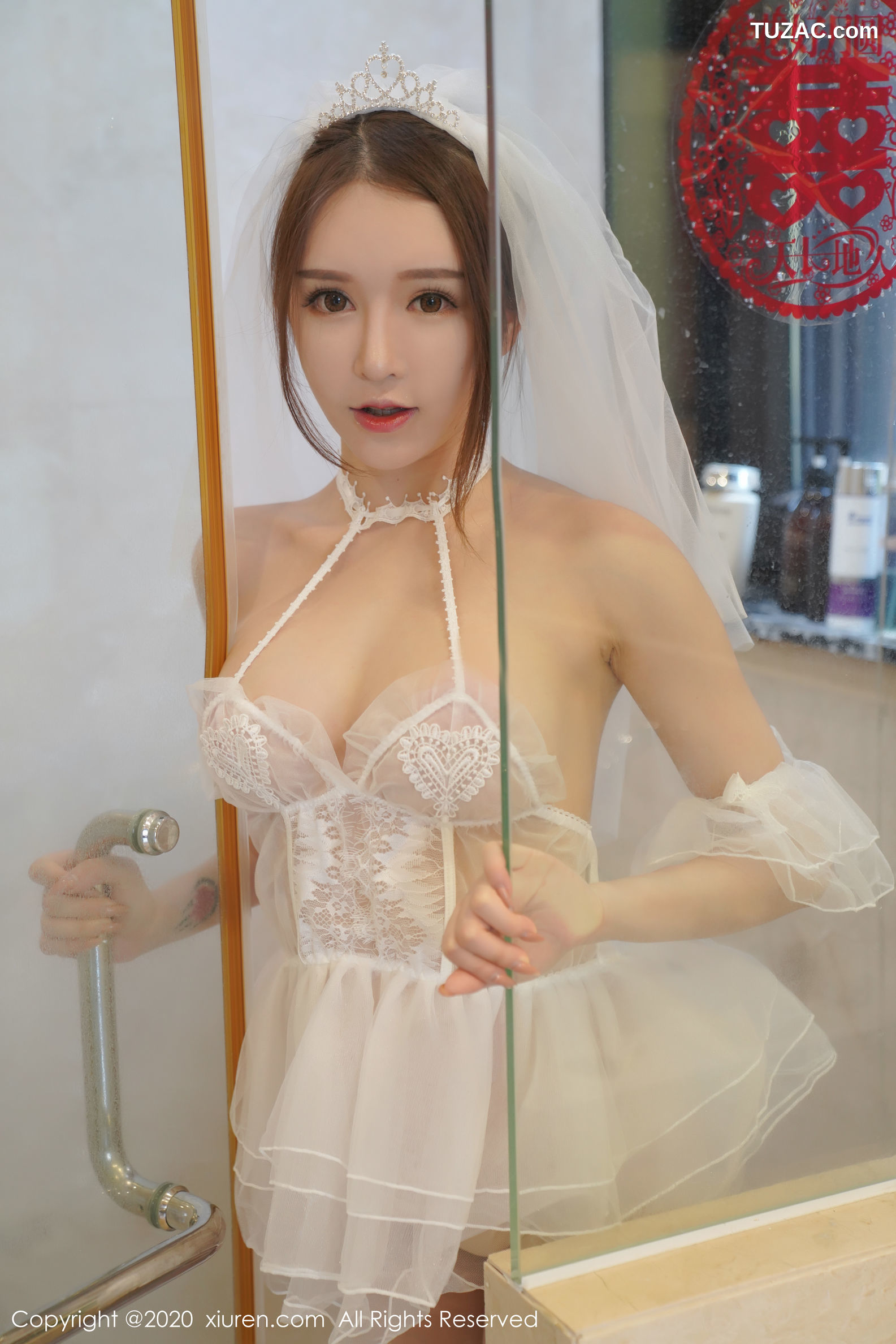 XiuRen秀人网-2123-玉兔Miki-《美轮美奂的婚纱》-2020.04.02