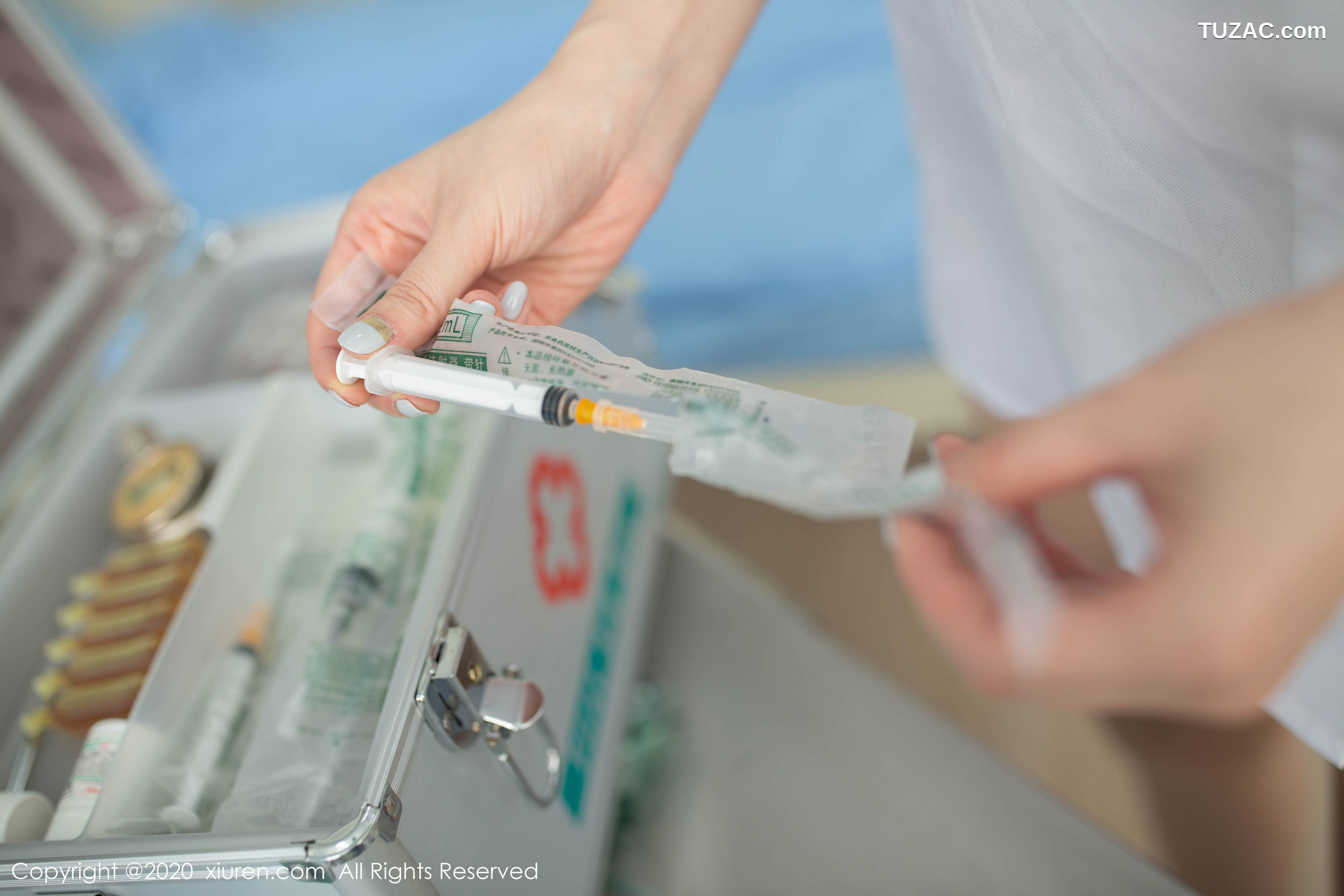 XiuRen秀人网-2181-安然Maleah-《护士姐姐》-2020.04.22