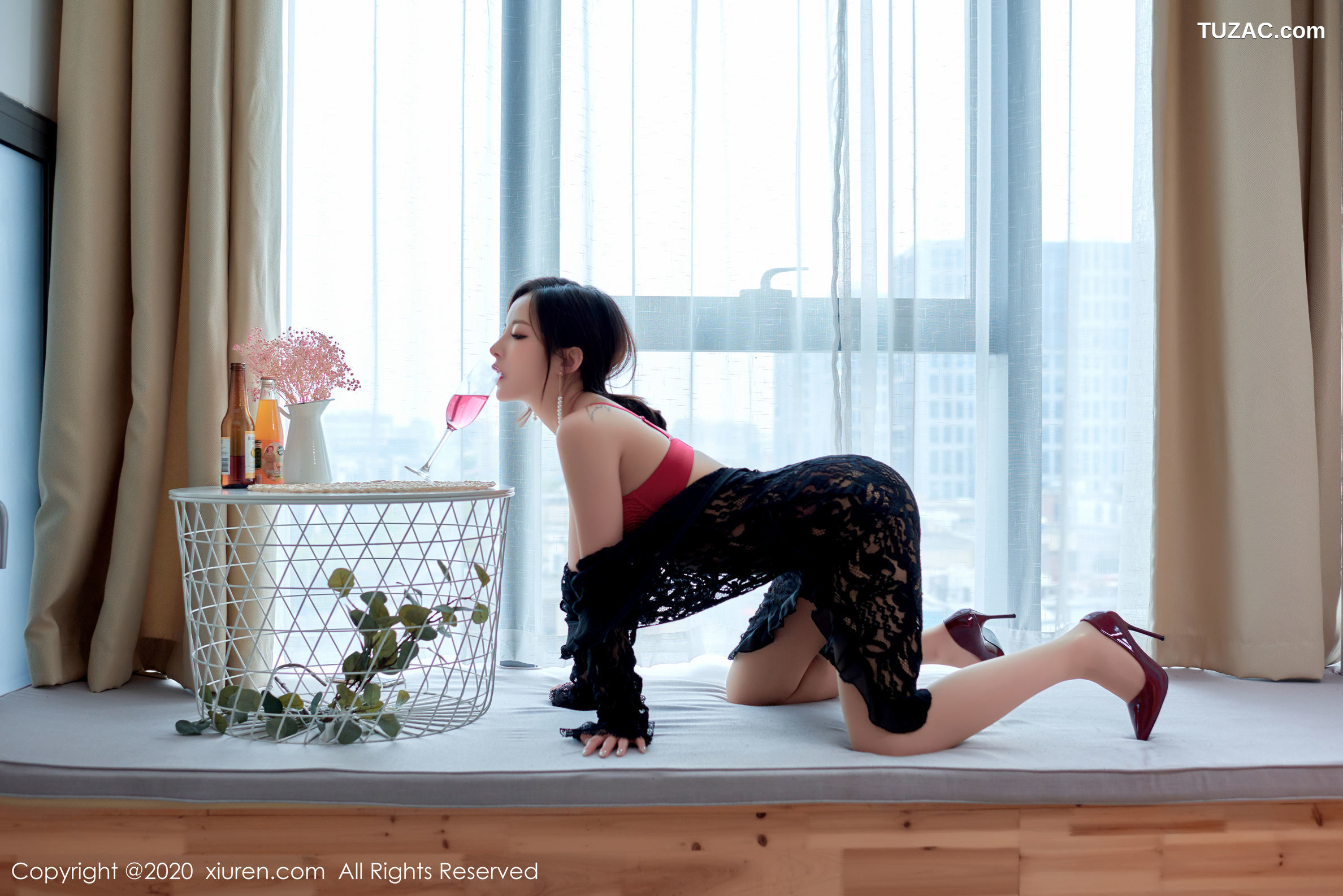 XiuRen秀人网-2184-陈小喵-《醉酒的女主》-2020.04.23