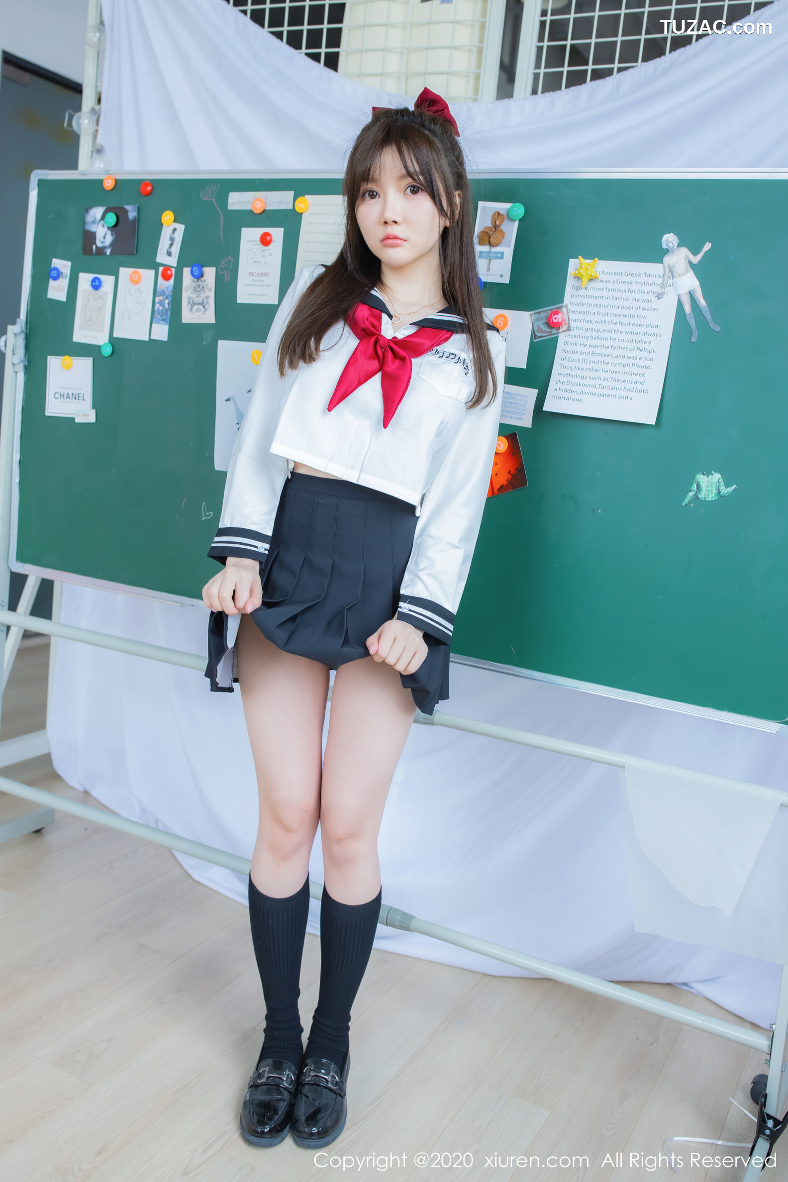 XiuRen秀人网-2193-糯美子-《学生服主题》-2020.04.27