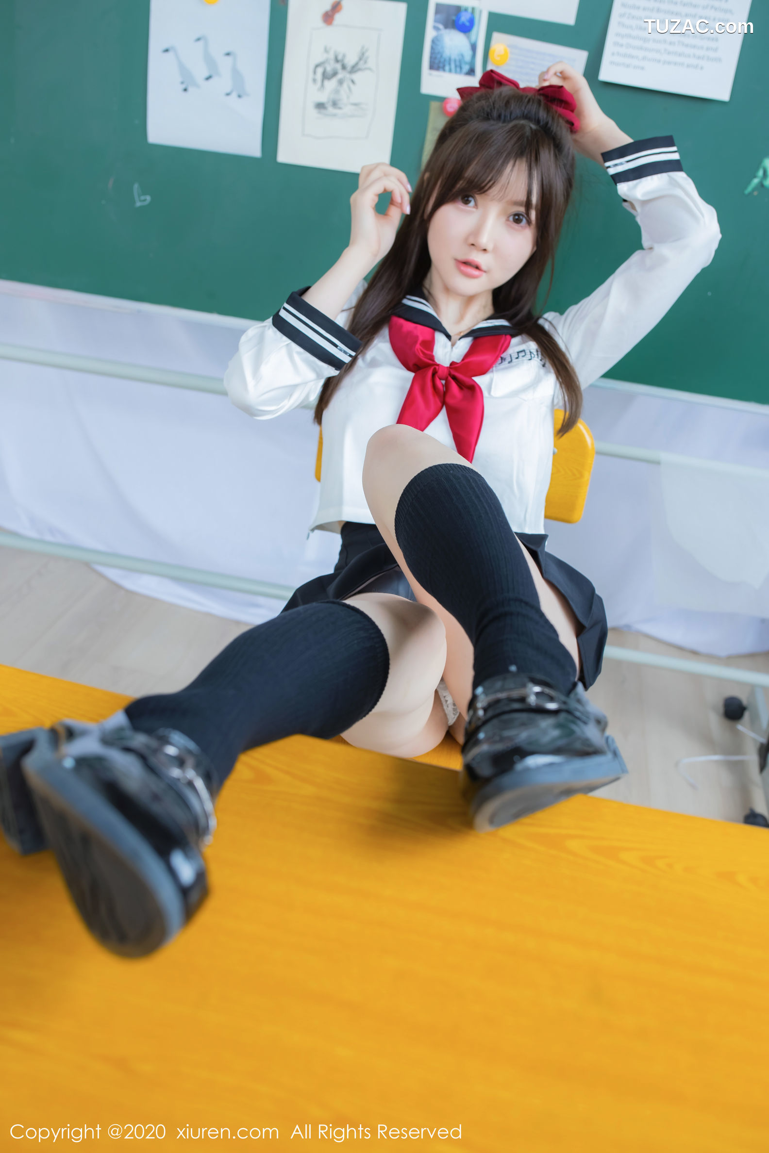 XiuRen秀人网-2193-糯美子-《学生服主题》-2020.04.27