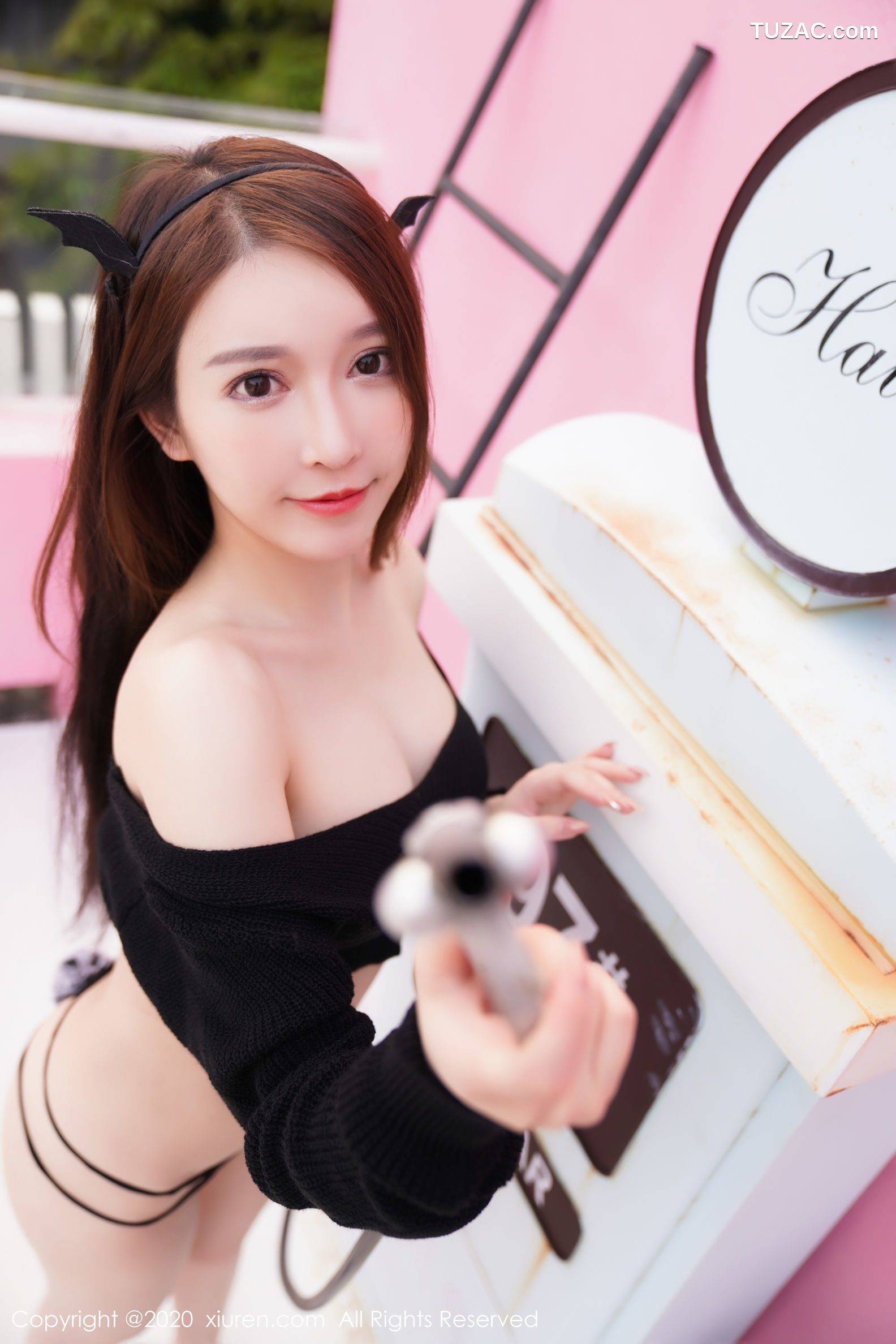 XiuRen秀人网-2218-玉兔Miki-《黑色情趣内衣》-2020.05.06