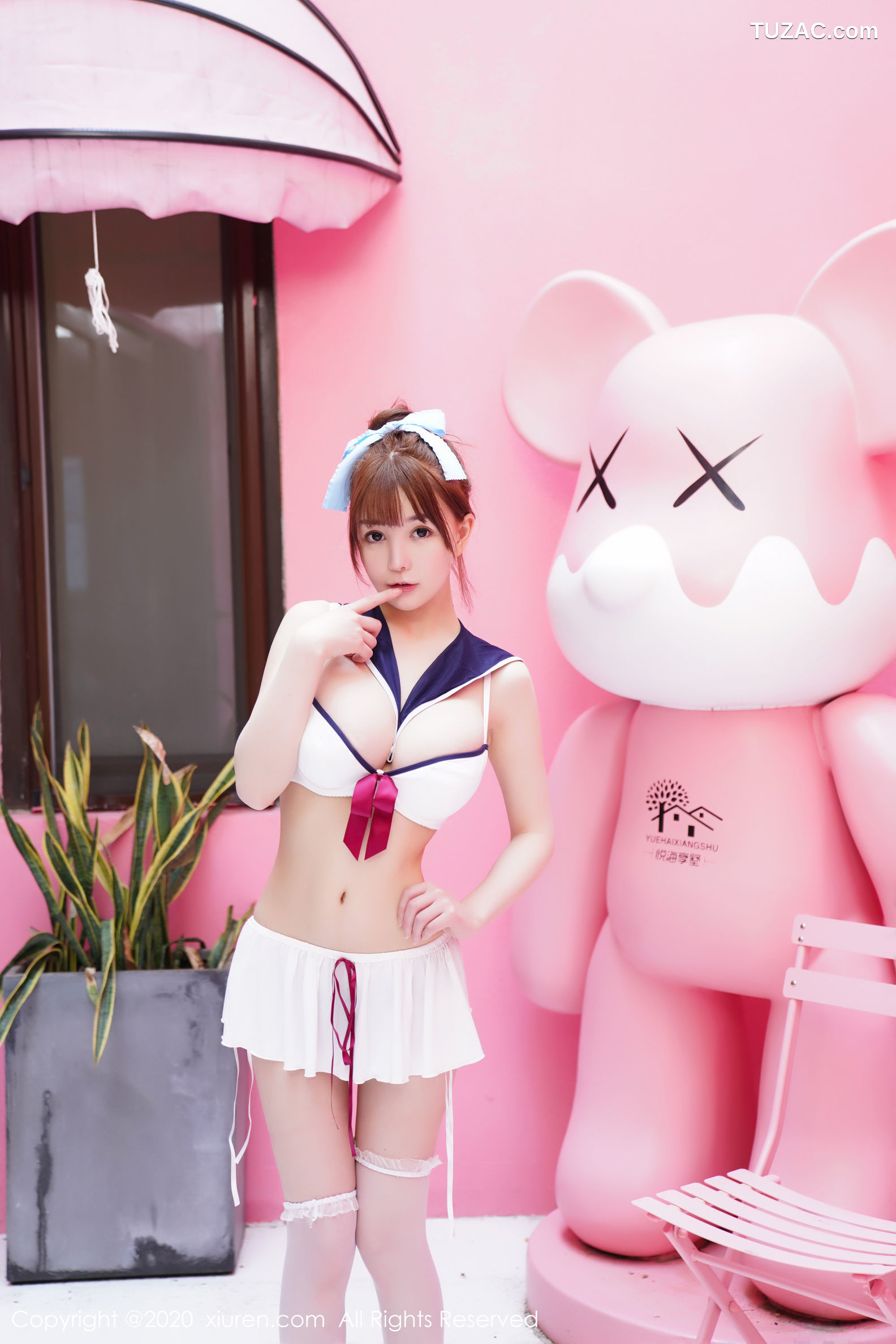 XiuRen秀人网-2243-Uu酱-《水手服内衣主题系列》-2020.05.14