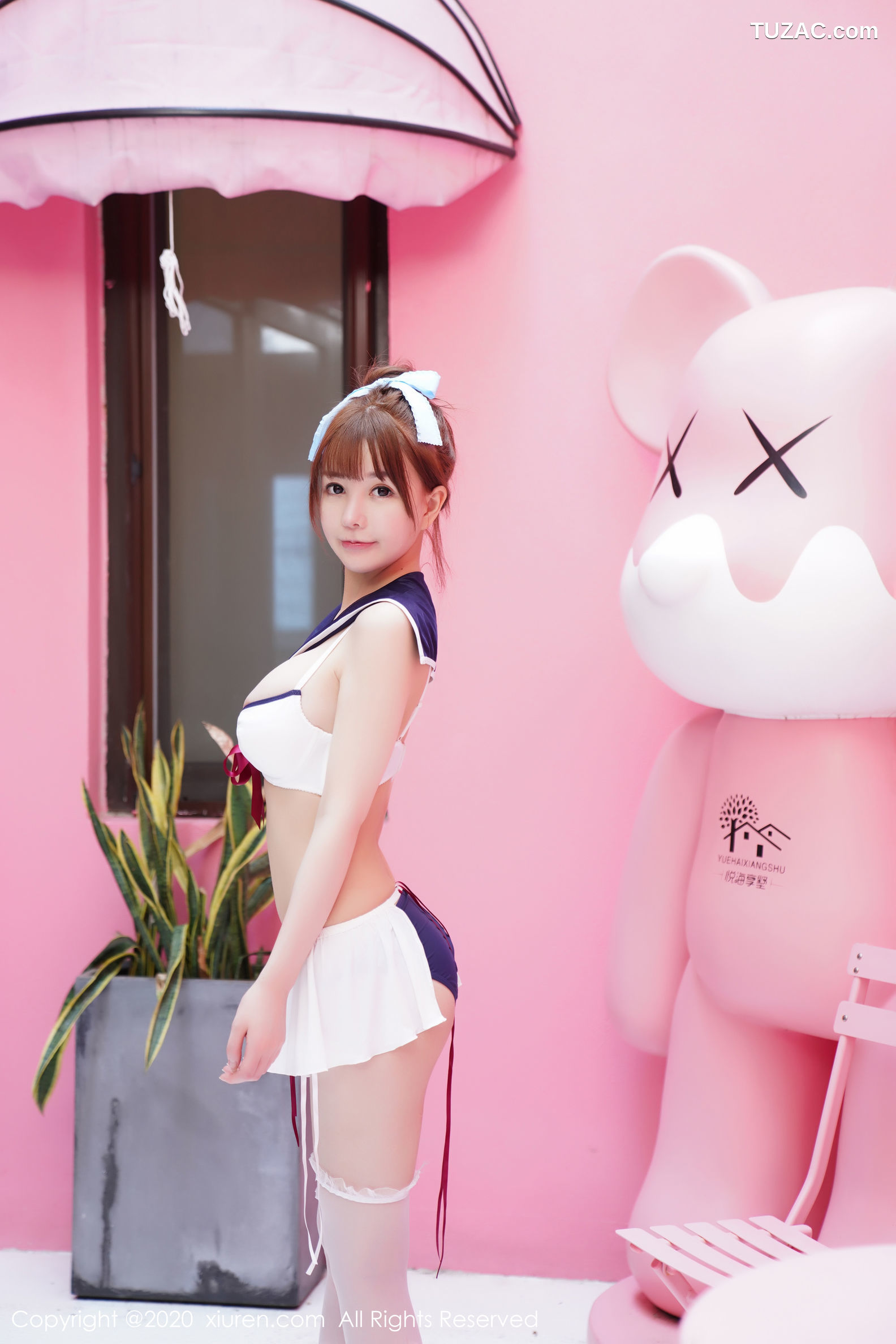 XiuRen秀人网-2243-Uu酱-《水手服内衣主题系列》-2020.05.14