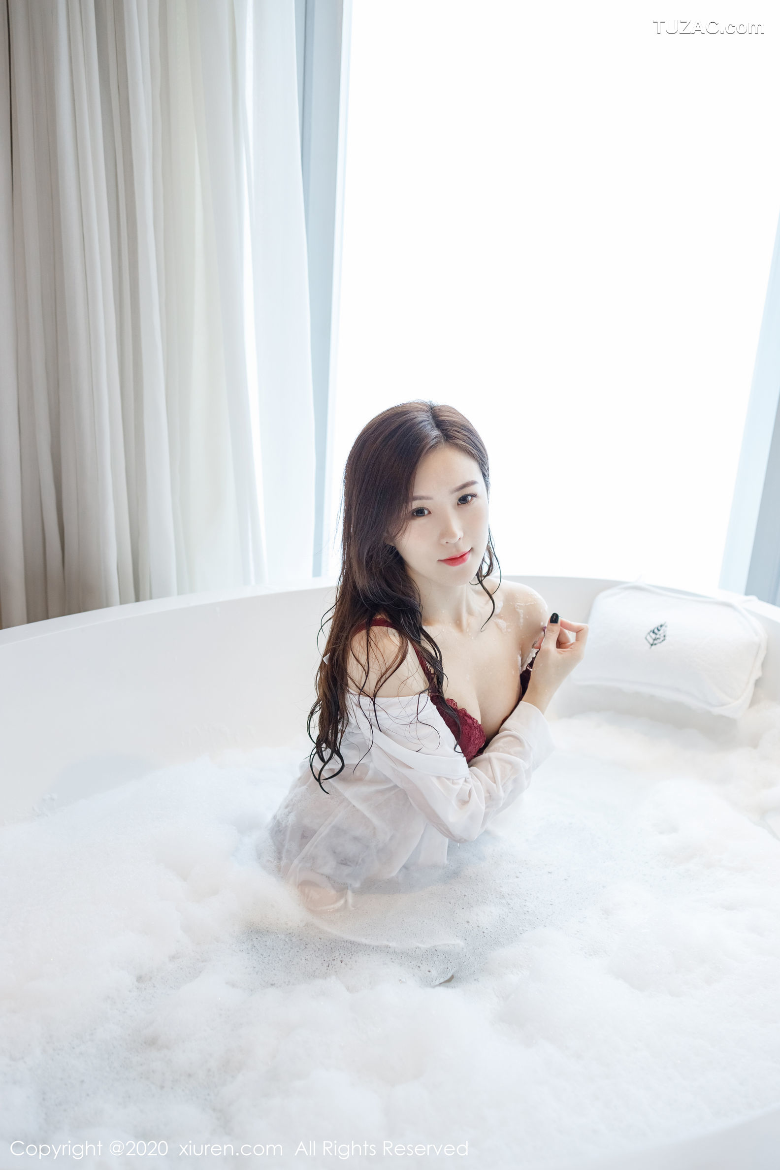 XiuRen秀人网-2249-杨紫嫣-《猩红内衣吊袜》-2020.05.15