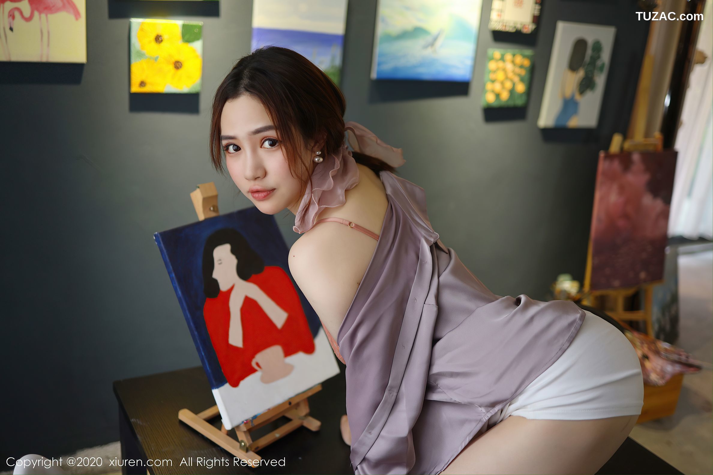 XiuRen秀人网-2288-蛋糕Cake-《画室主题剧情系列》-2020.07.03