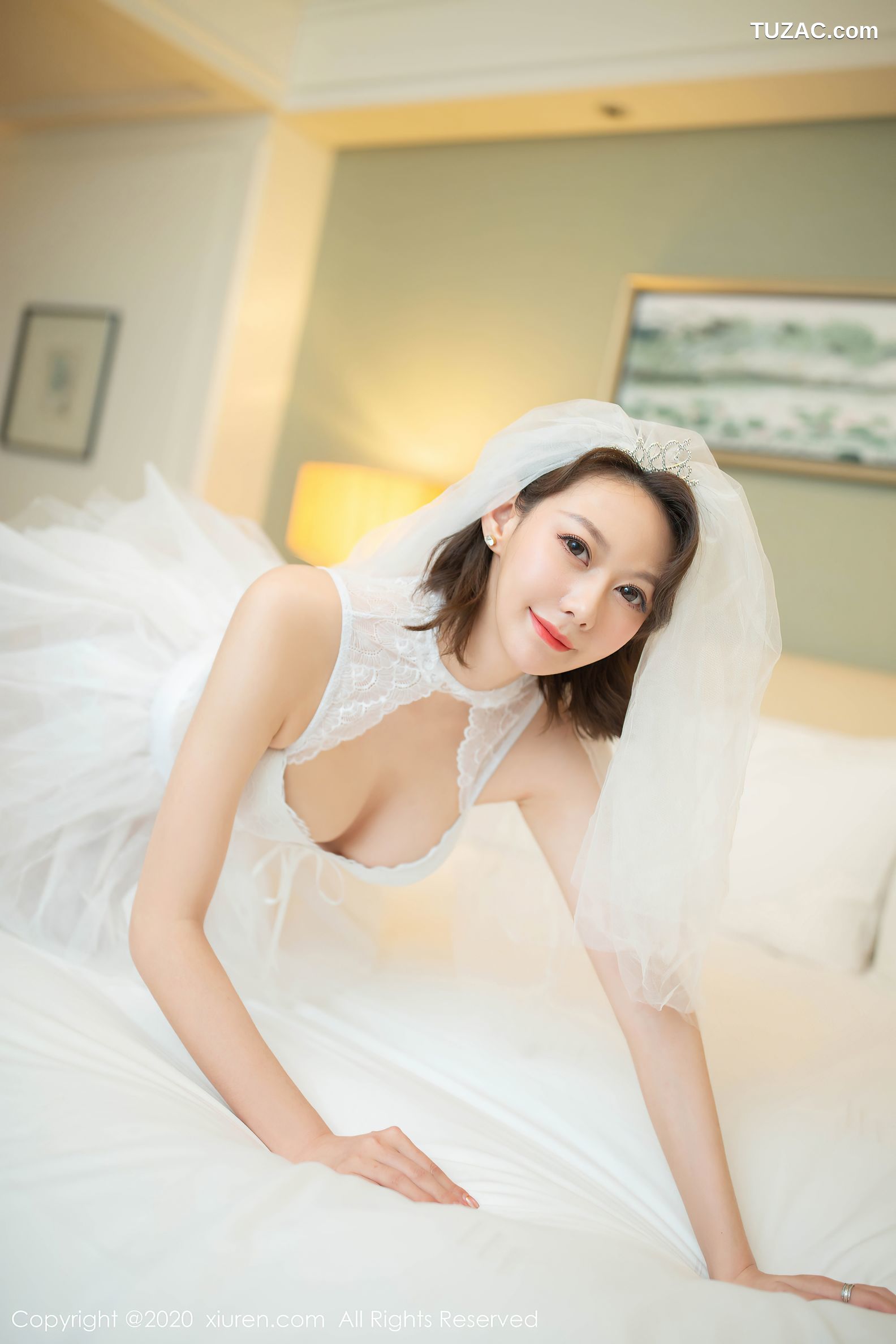 XiuRen秀人网-2328-艺轩-《唯美曼妙婚纱系列》-2020.07.14