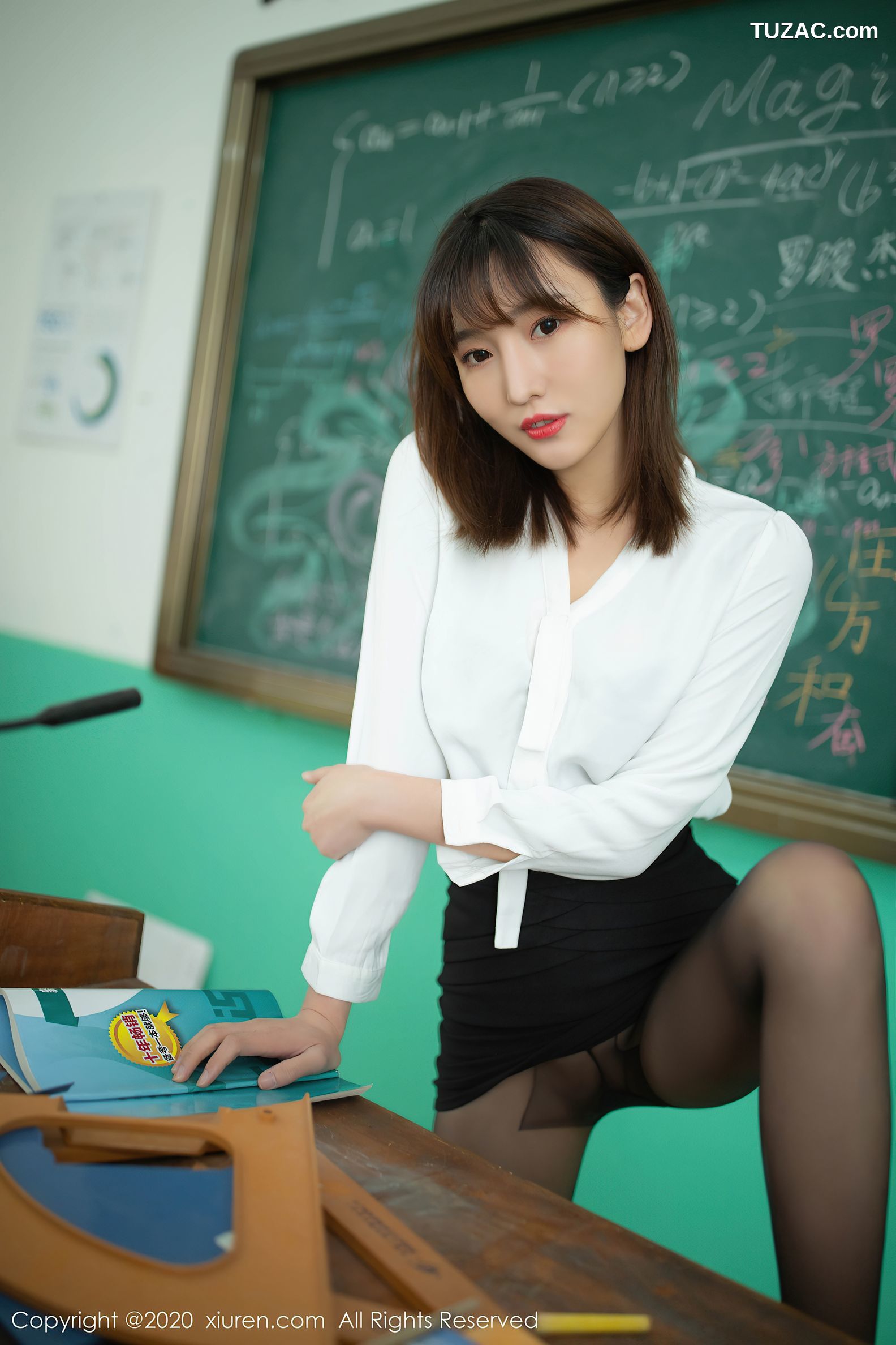 XiuRen秀人网-2343-陆萱萱-《课堂老师主题系列》-2020.07.17