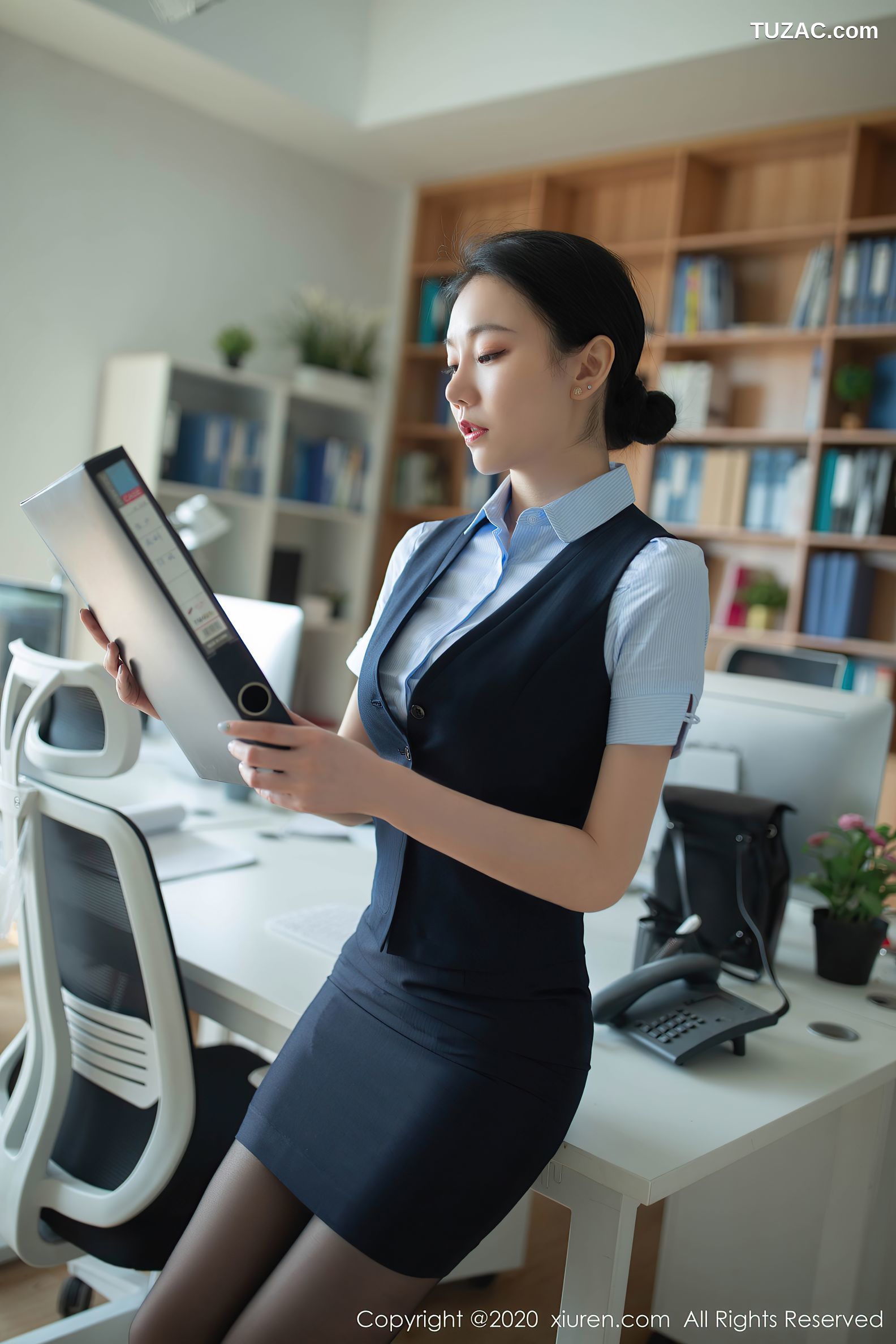 XiuRen秀人网-2398-安然Maleah-《办公室秘书职业制服》-2020.08.03