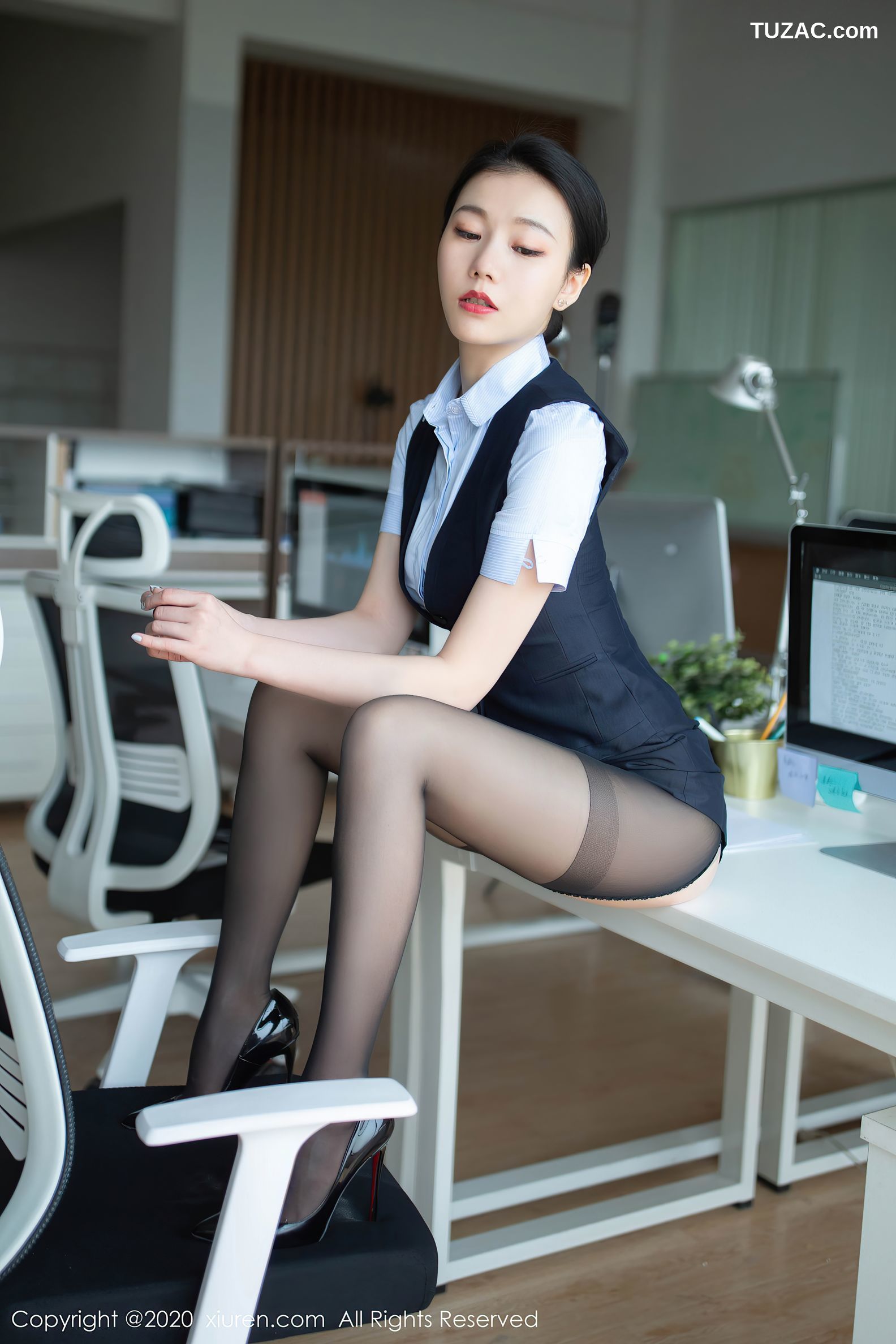 XiuRen秀人网-2398-安然Maleah-《办公室秘书职业制服》-2020.08.03
