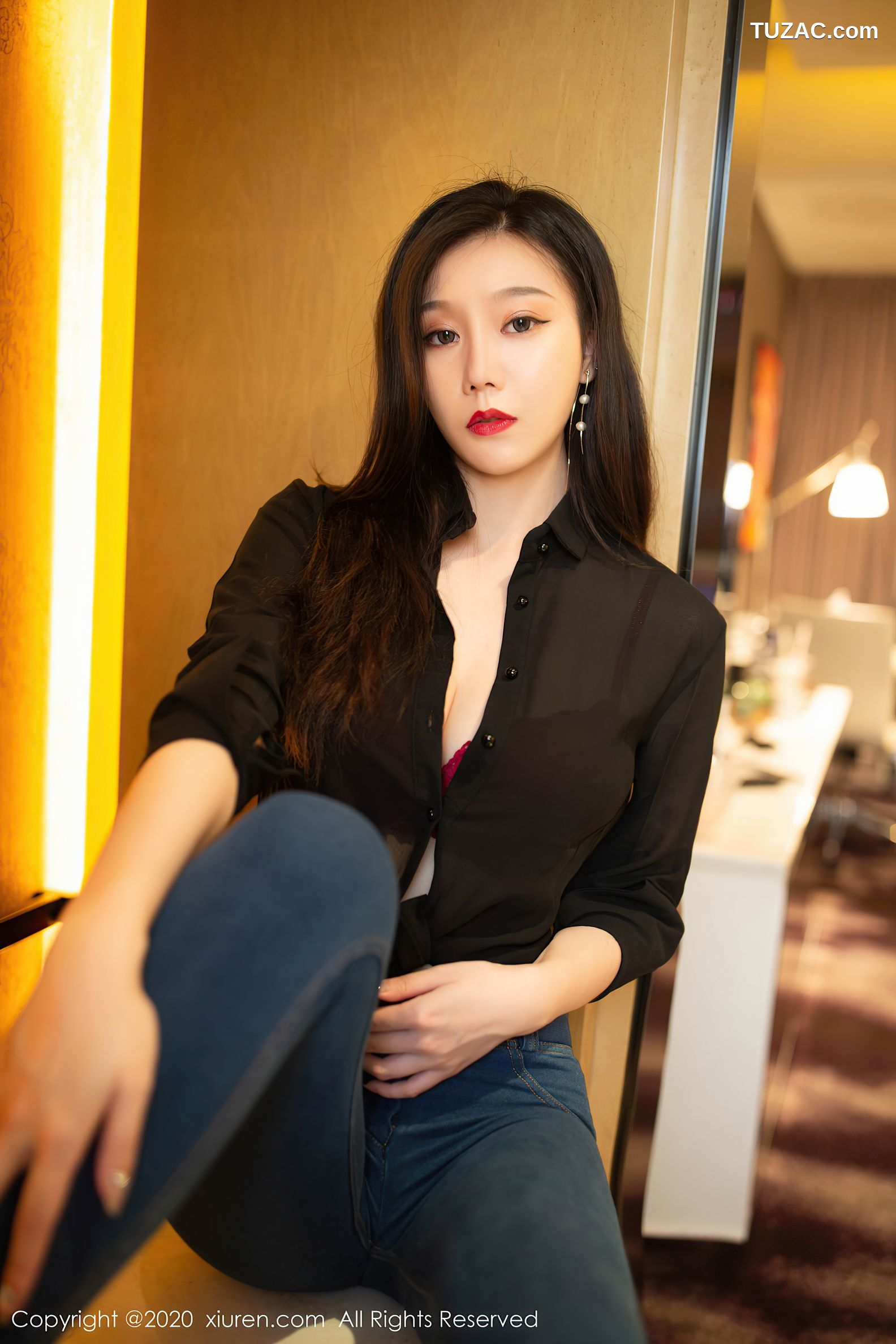 XiuRen秀人网-2540-安然Maleah-《牛仔裤主题写真》-2020.09.08