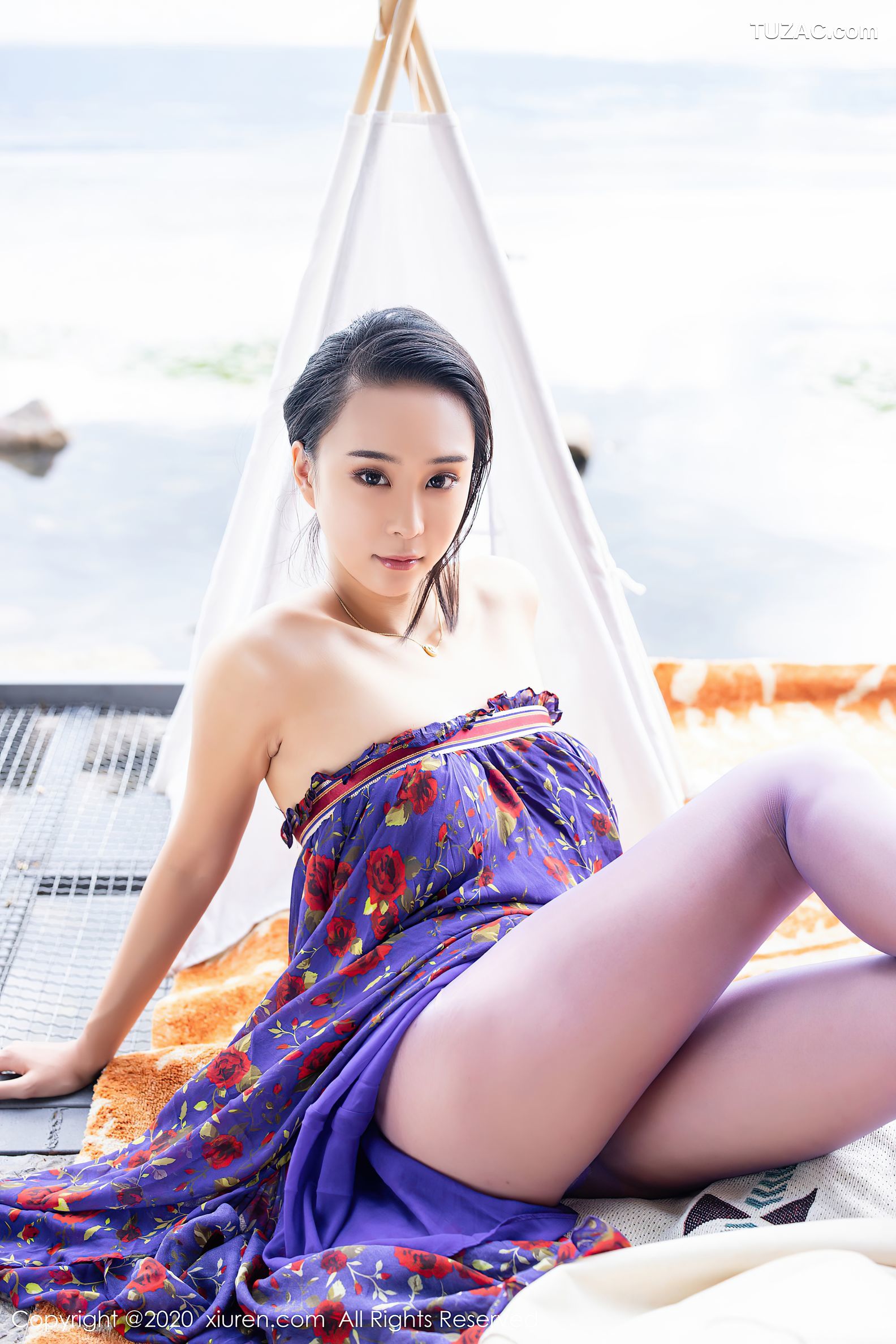 XiuRen秀人网-2544-蓝夏Akasha-《丝足美腿极致呈现》-2020.09.09