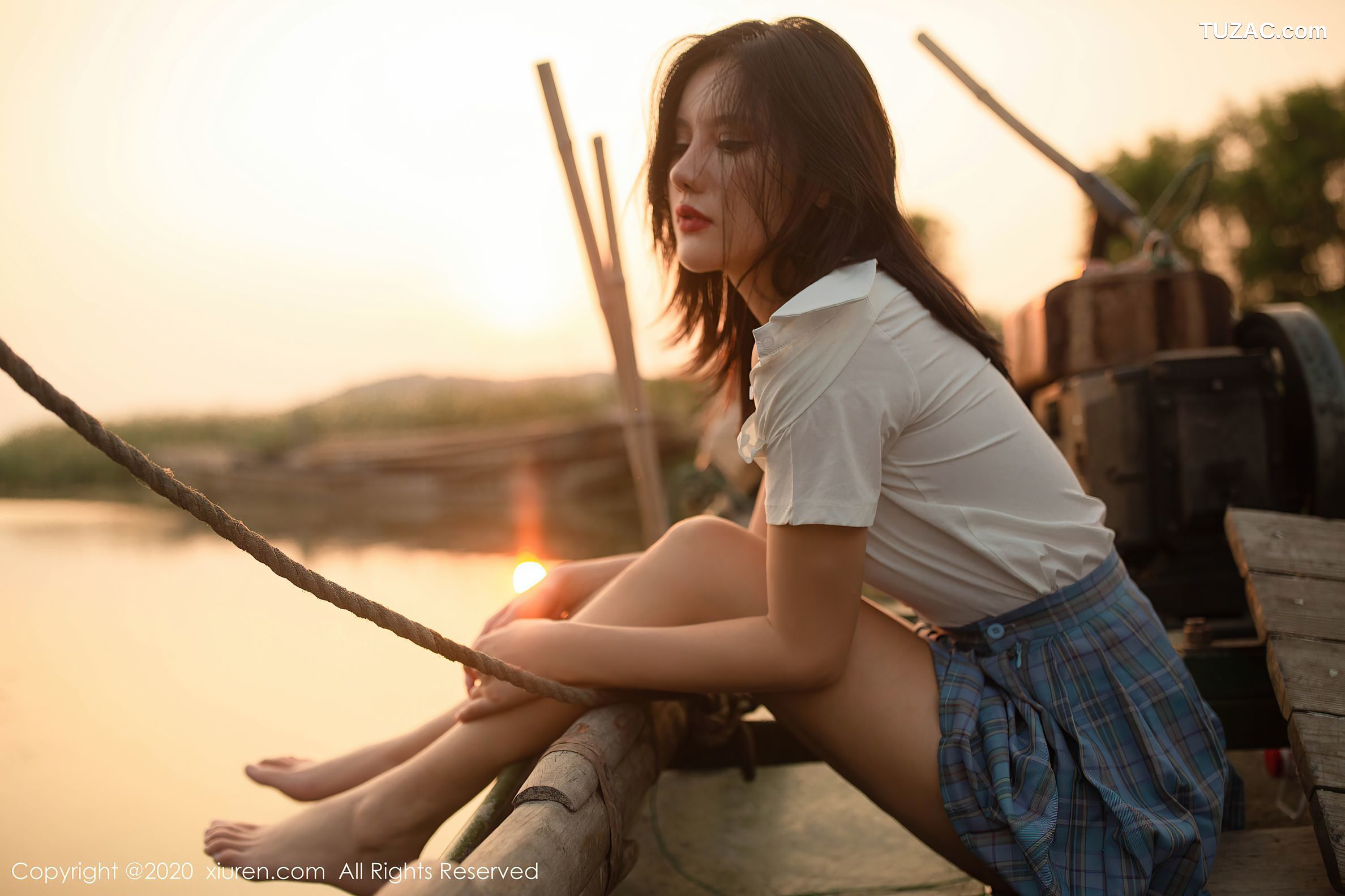 XiuRen秀人网-2558-就是阿朱啊-渔村主题写真-2020.09.14