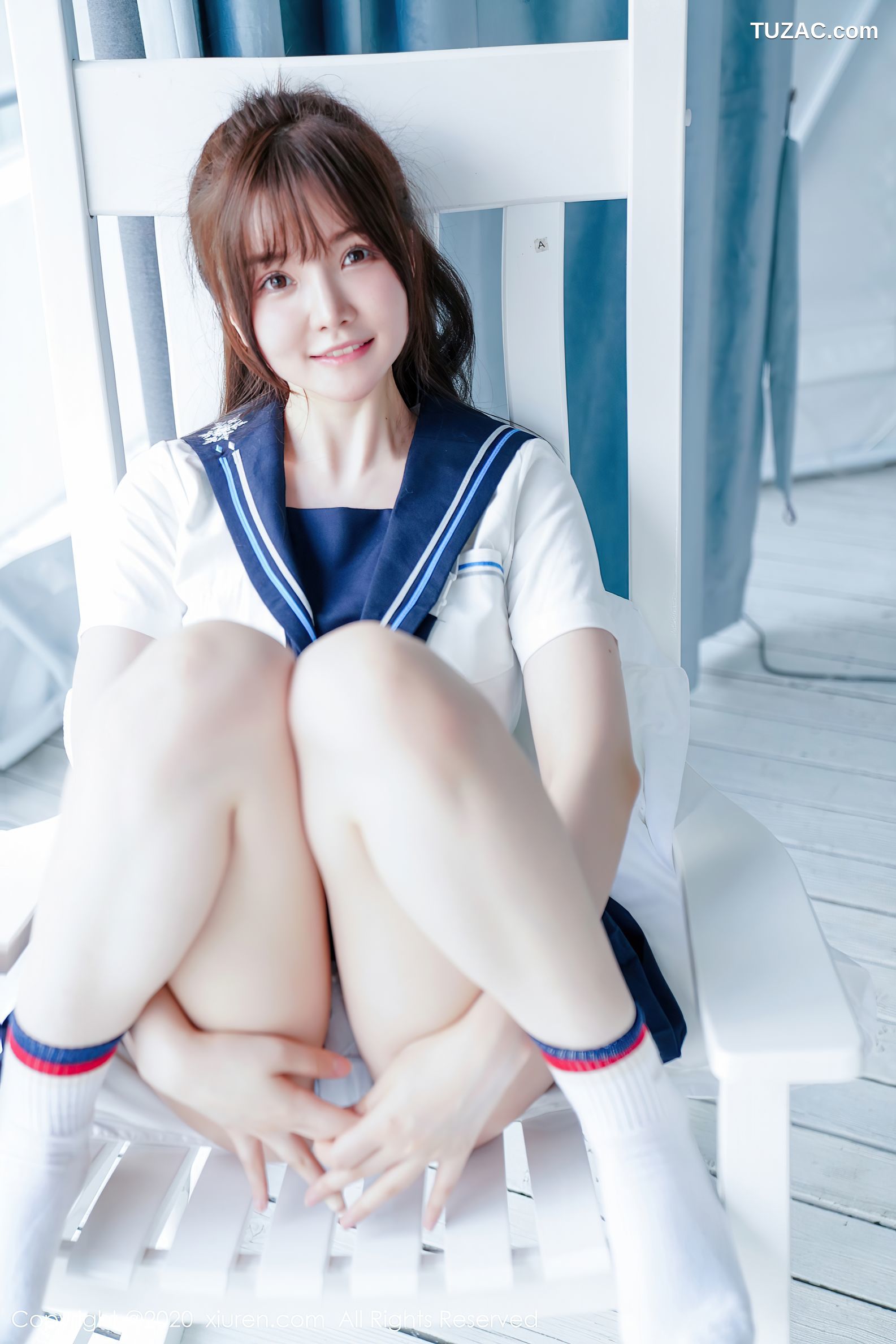 XiuRen秀人网-2629-糯美子-《校园时代的经典学生装系列》-2020.10.09