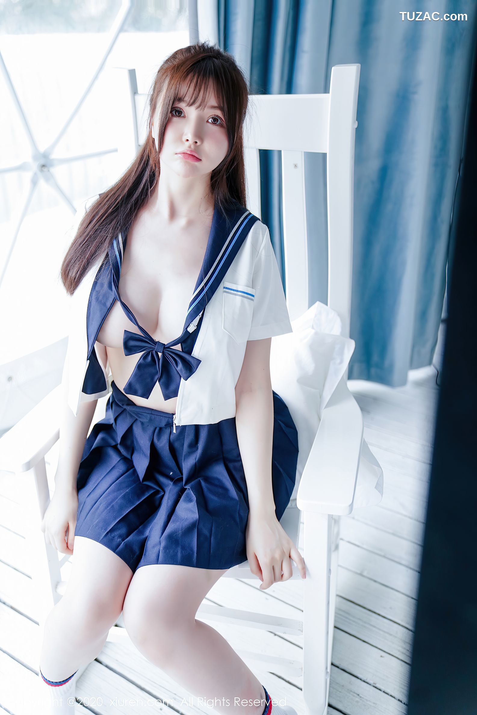 XiuRen秀人网-2629-糯美子-《校园时代的经典学生装系列》-2020.10.09