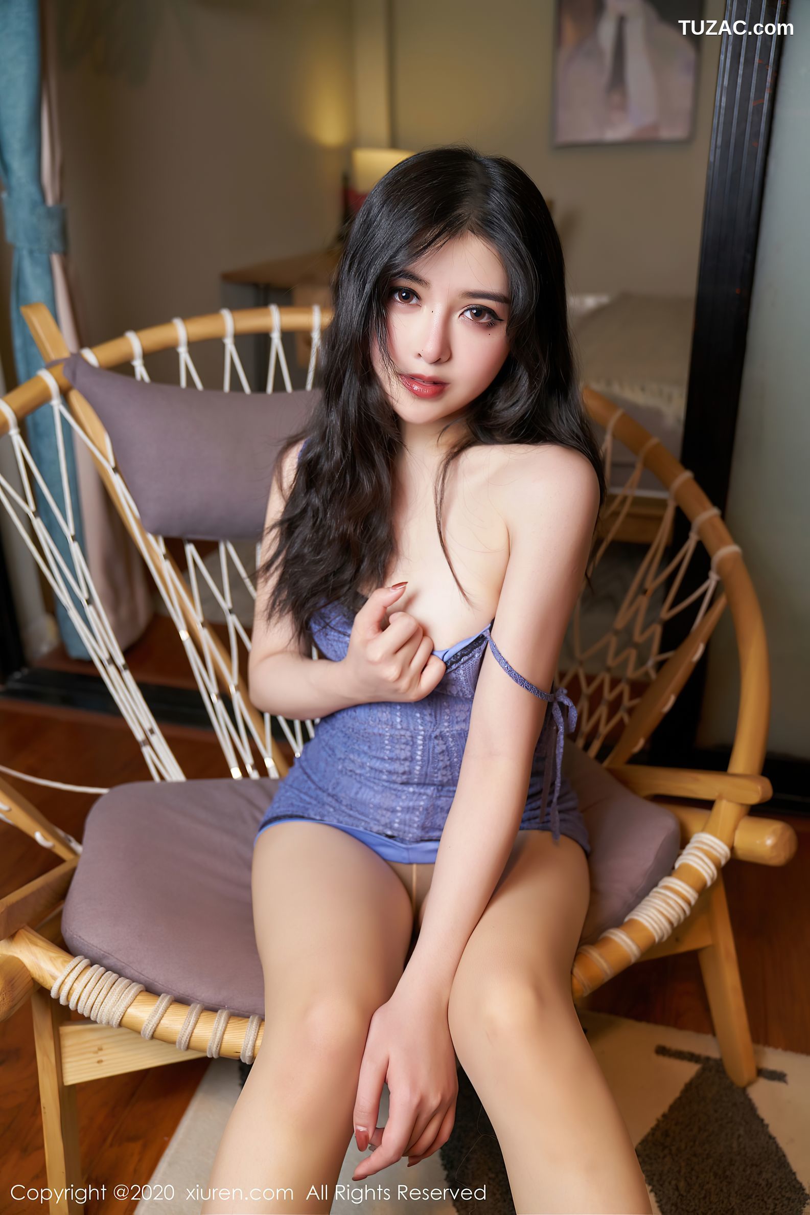 XiuRen秀人网-2822-韩静安-《蕾丝吊裙身姿婀娜别致》-2020.11.25