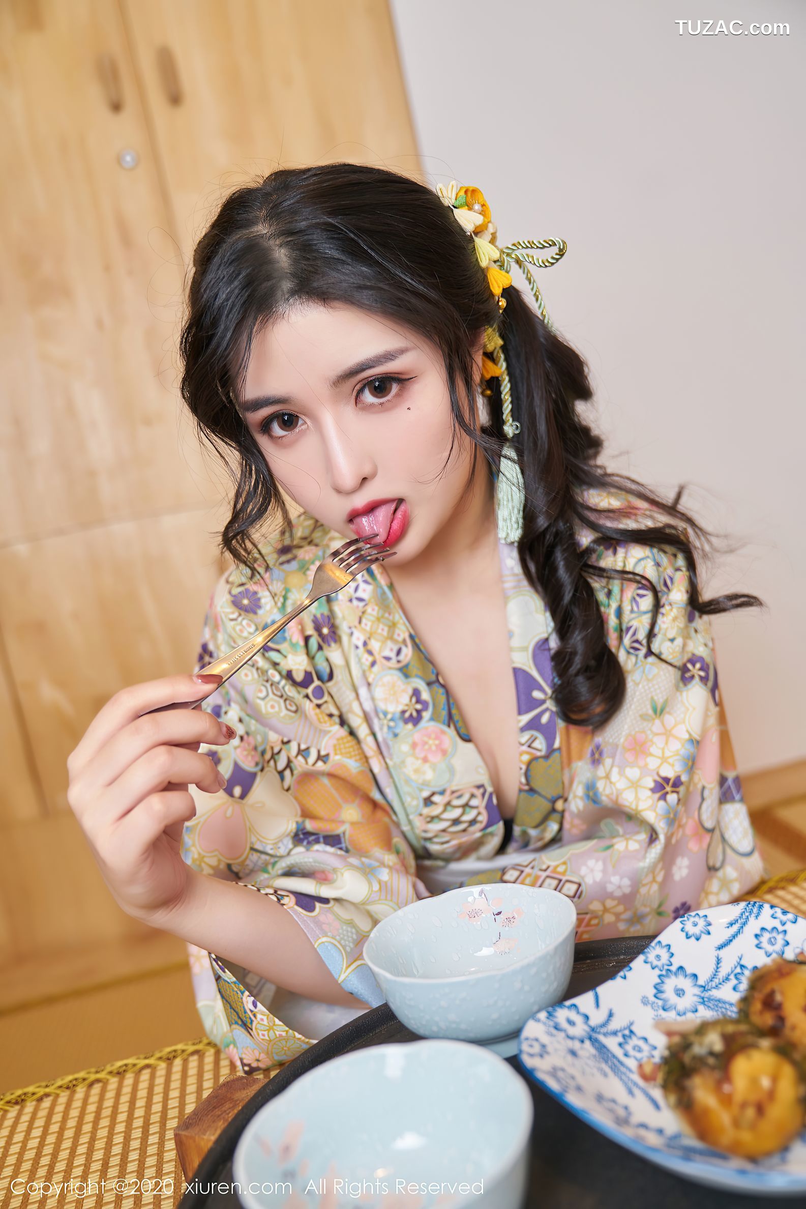 XiuRen秀人网-2853-韩静安-《和服轻裹曼妙娇躯》-2020.12.03