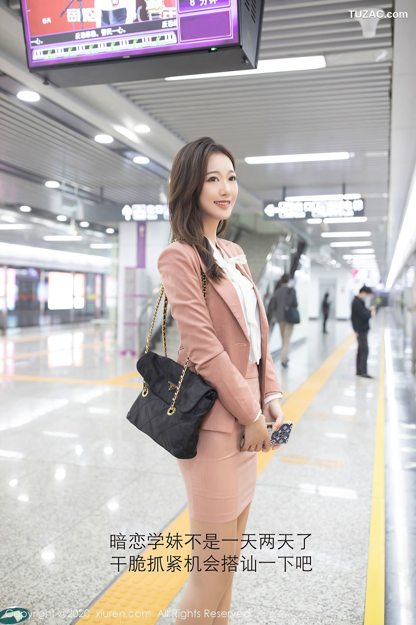 XiuRen秀人网-2865-唐安琪-《地铁学妹系列》-2020.12.07