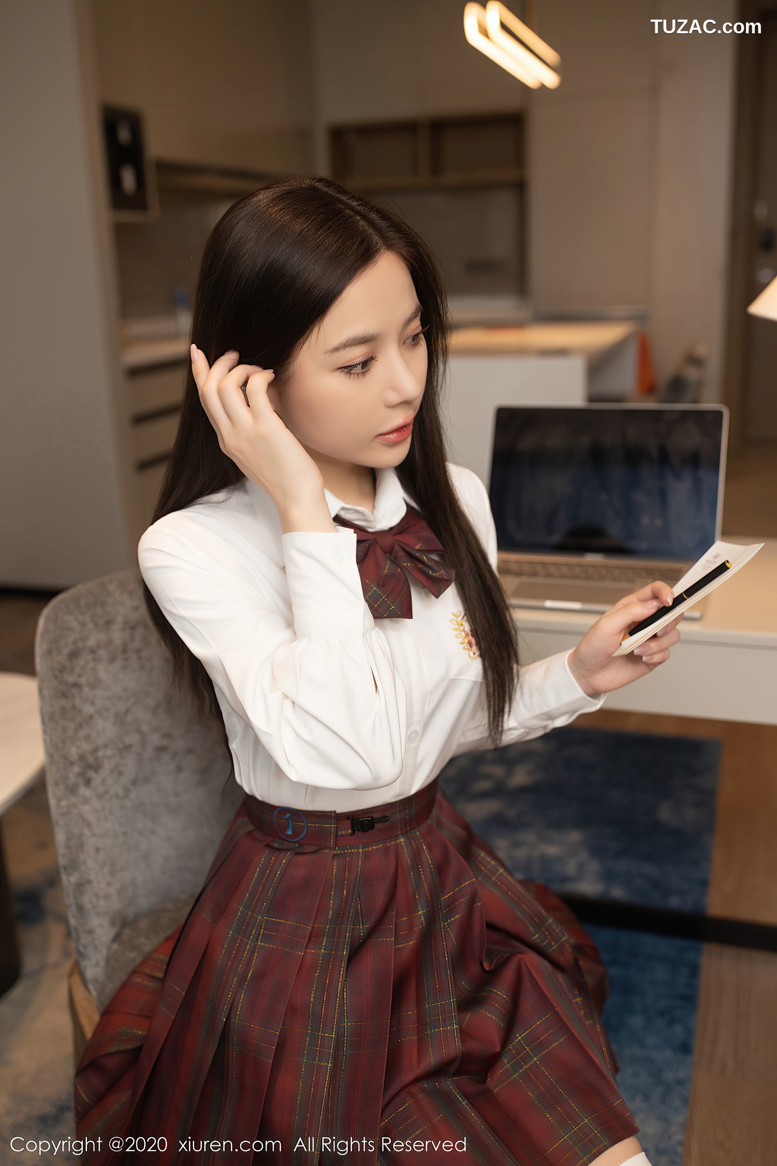 XiuRen秀人网-2904-鱼子酱-便利贴游戏主题蕾丝内衣-2020.12.16