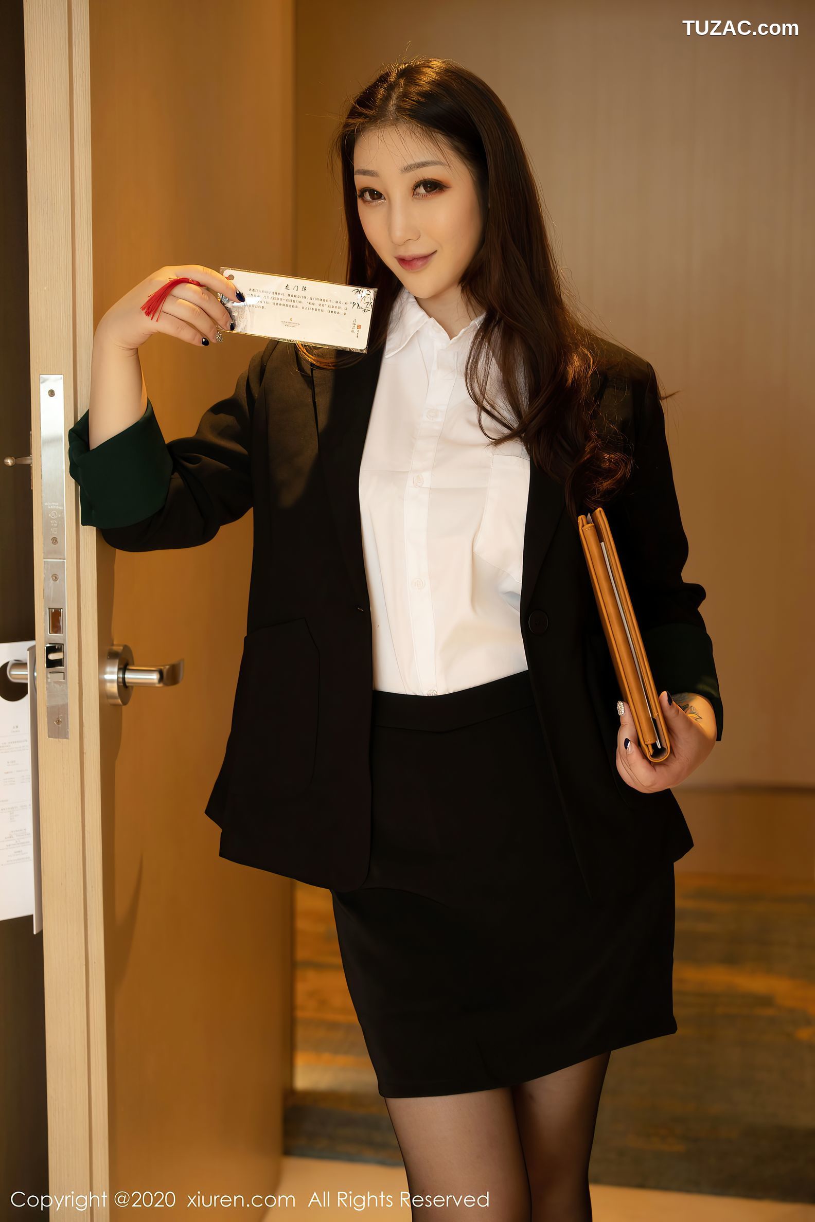 XiuRen秀人网-2937-妲己-《黑色职场制服》-2020.12.24