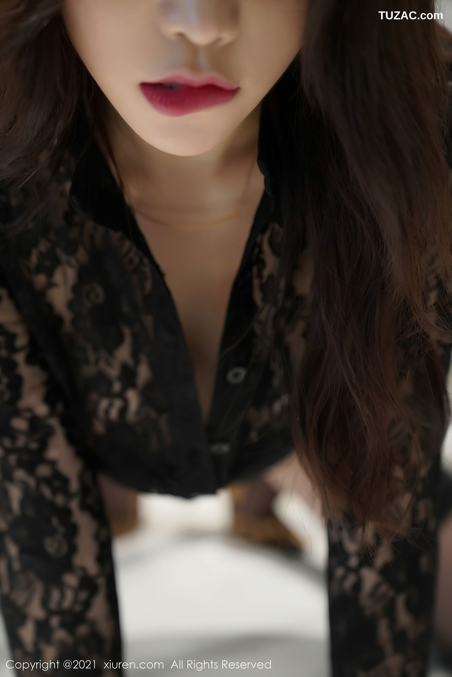 XiuRen秀人网-3011-芝芝Booty-浴室剧情主题性感内衣黑色蕾丝-2021.01.15