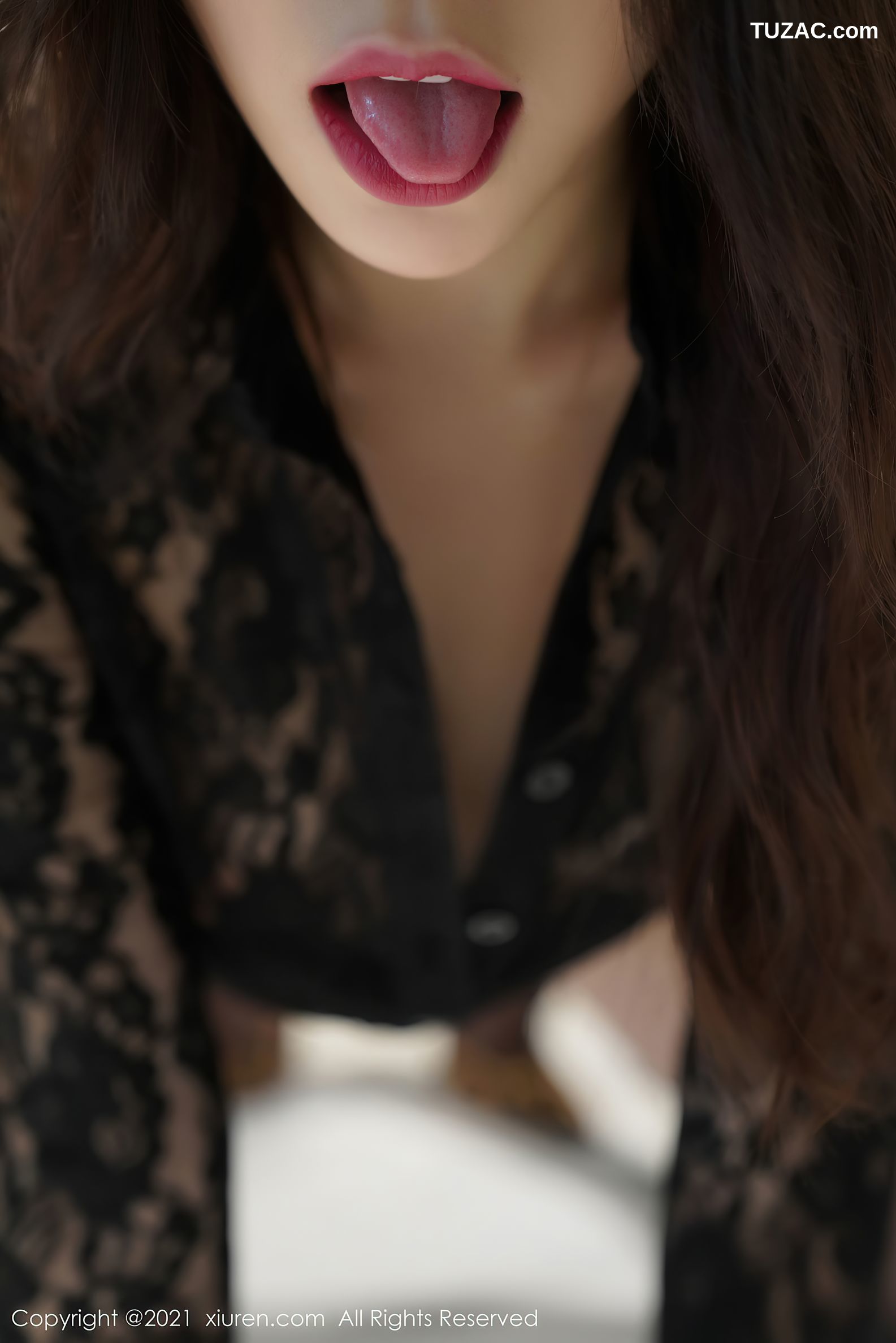 XiuRen秀人网-3011-芝芝Booty-浴室剧情主题性感内衣黑色蕾丝-2021.01.15