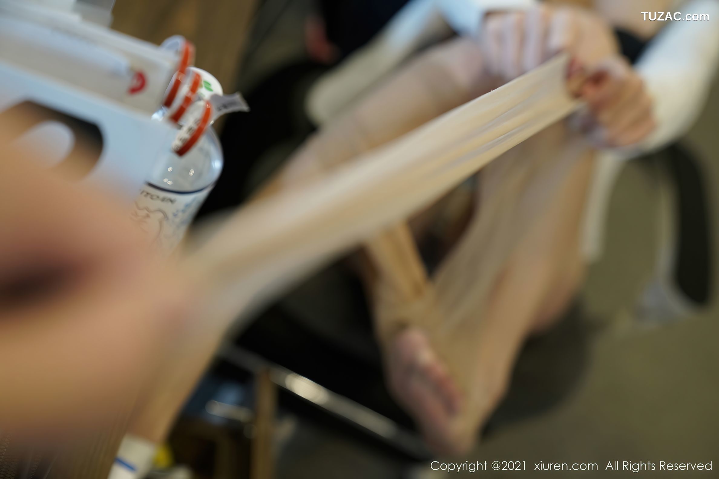 XiuRen秀人网-3046-周于希Sandy-办公室前台主题粉色短裙下薄透肉丝-2021.01.26