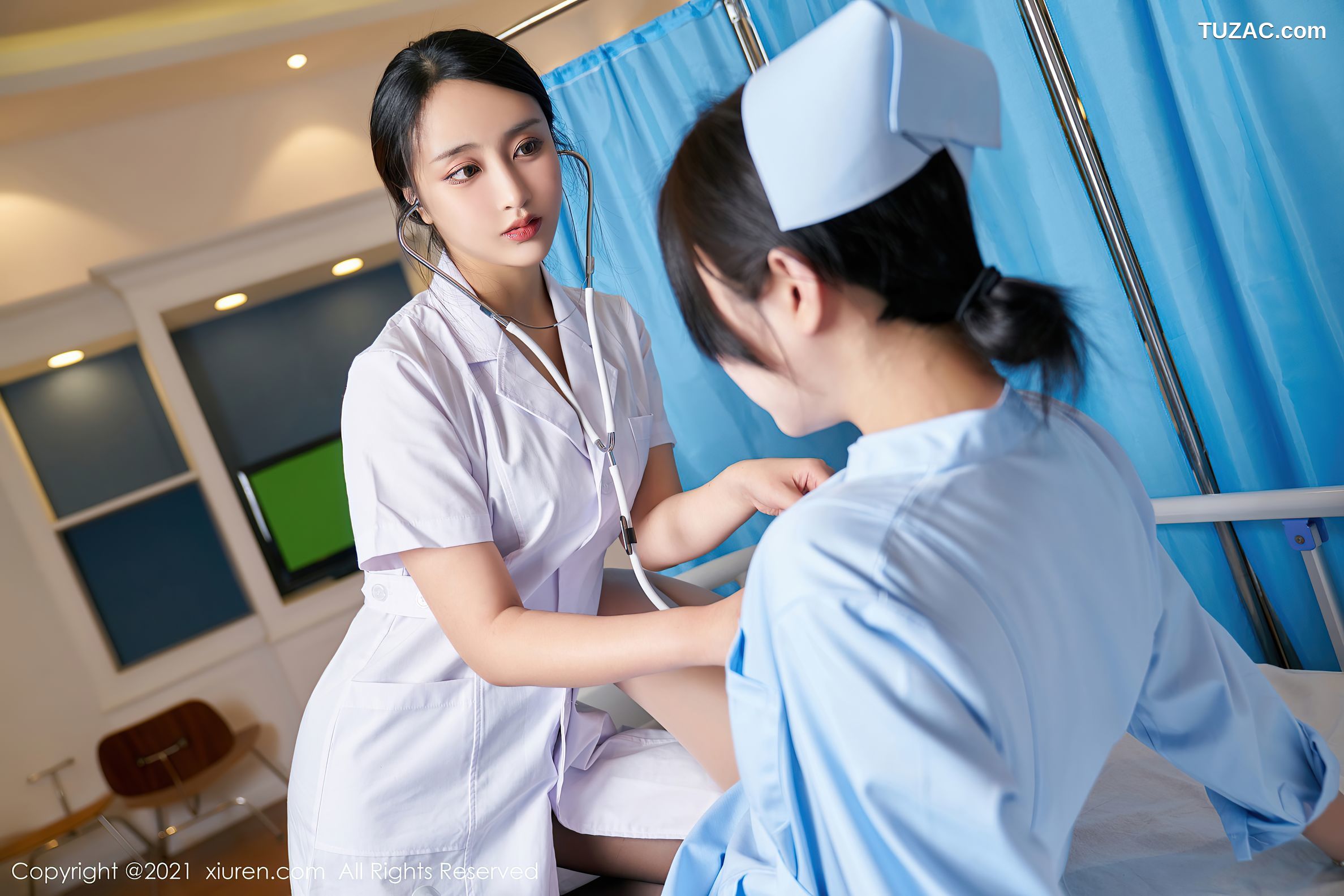 XiuRen秀人网-3060-模特合集-九月生-林子欣-心愿旅拍-医生护士剧情主题-2021.01.29