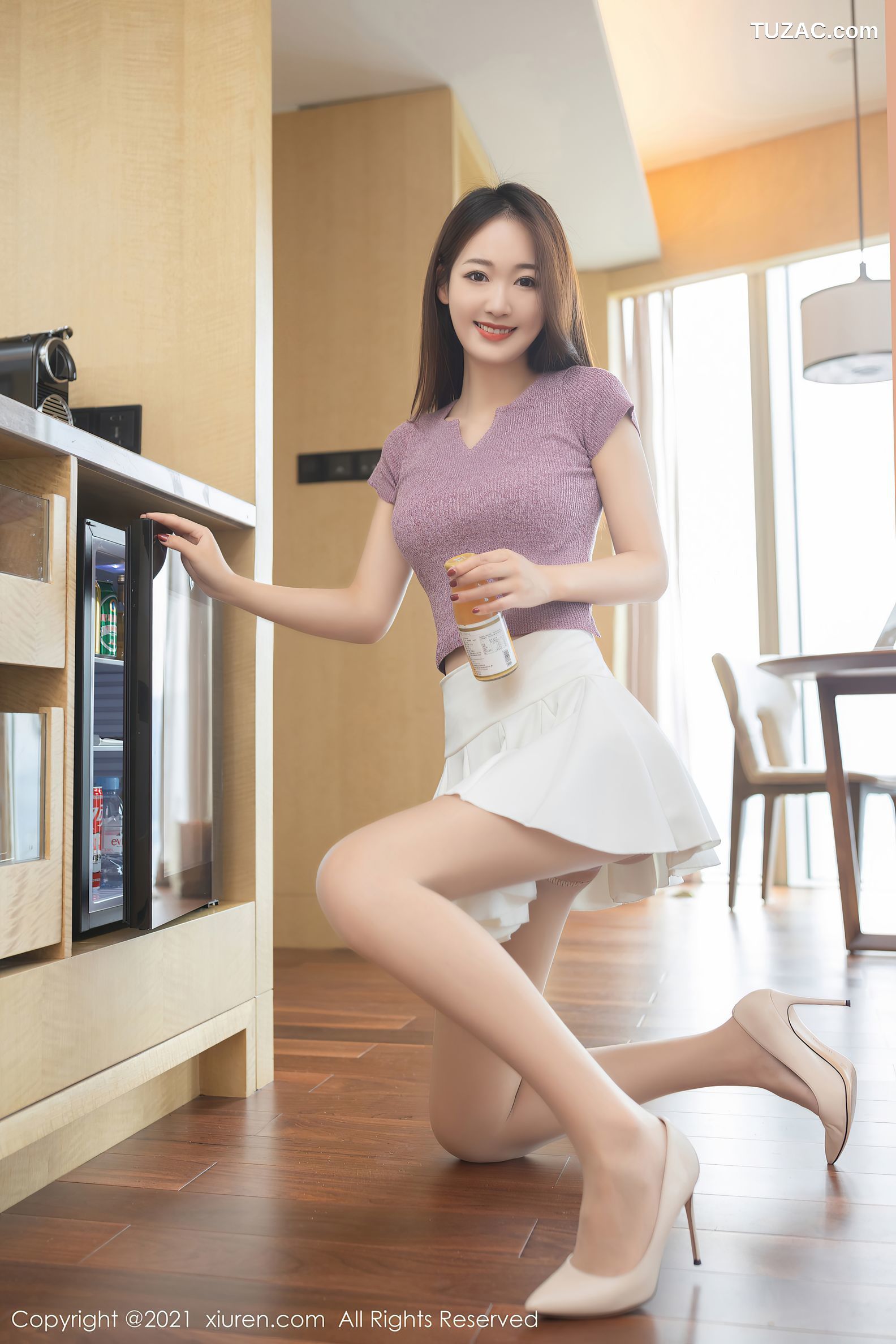 XiuRen秀人网-3090-唐安琪-星瑶尾随主题床上性感内衣肉丝-2021.02.05