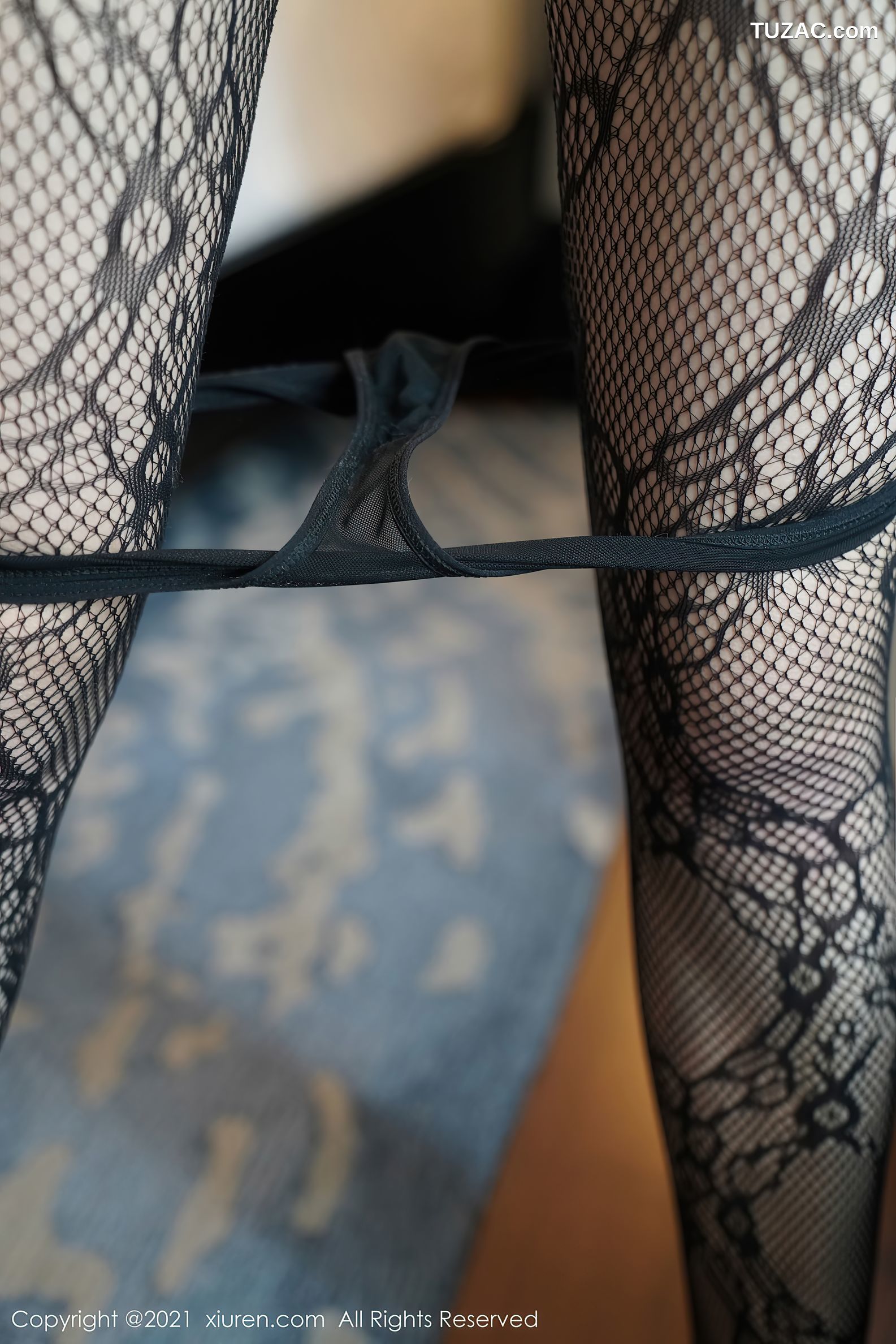 XiuRen秀人网-3124-姝姝不是妹妹-职场制服OL主题镂空内衣黑丝网袜魅惑-2021.02.23