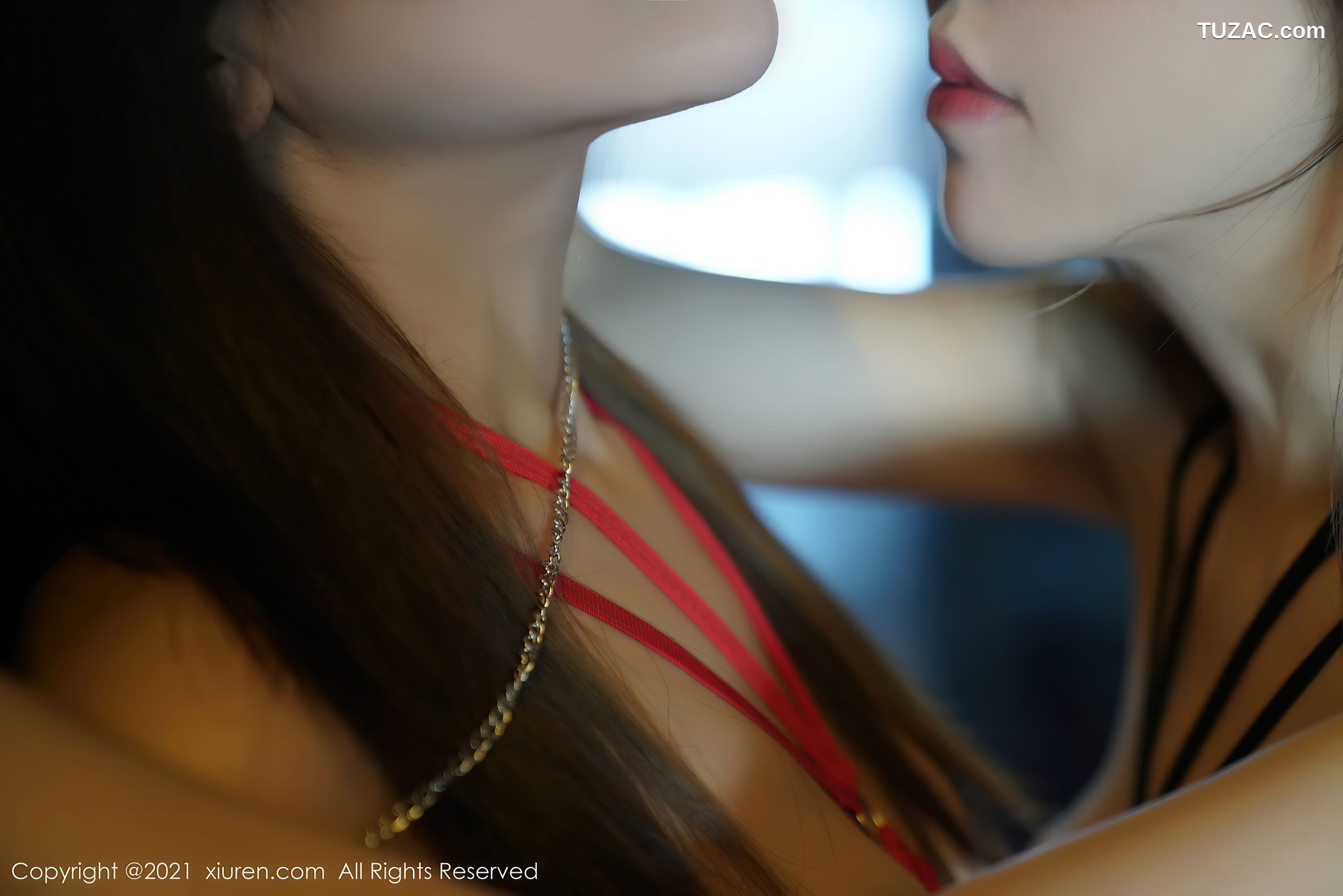 XiuRen秀人网-3168-Lucky-沈欢欣-双人拉拉主题豪乳遮点-2021.03.05