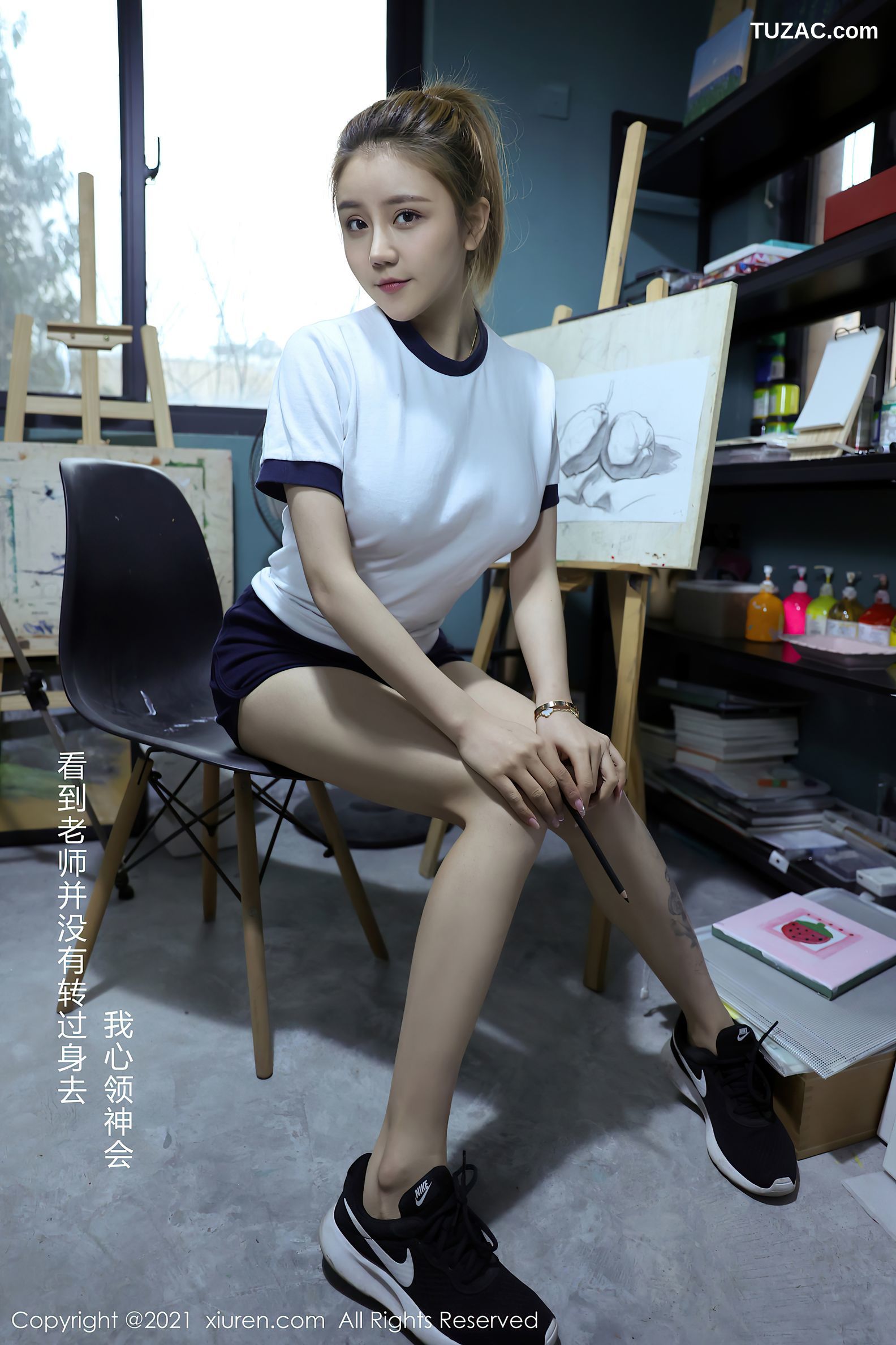XiuRen秀人网-3226-夏西CiCi-美术教室师生主题豪乳翘臀火辣-2021.03.22