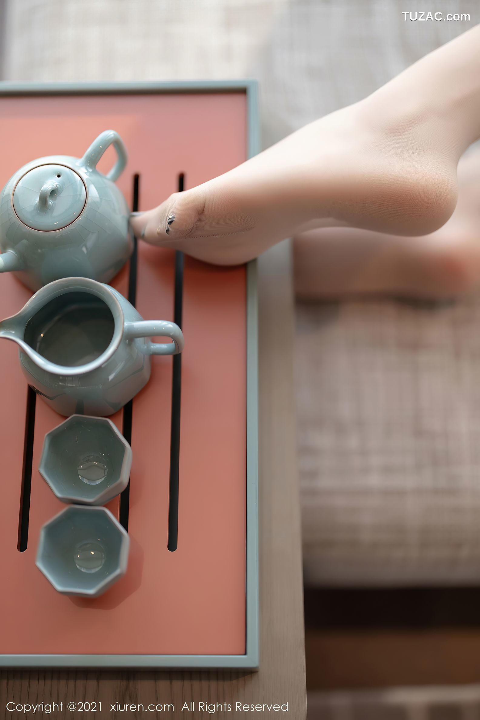 XiuRen秀人网-3245-芝芝Booty-粉色紧身衣肉丝-2021.03.25