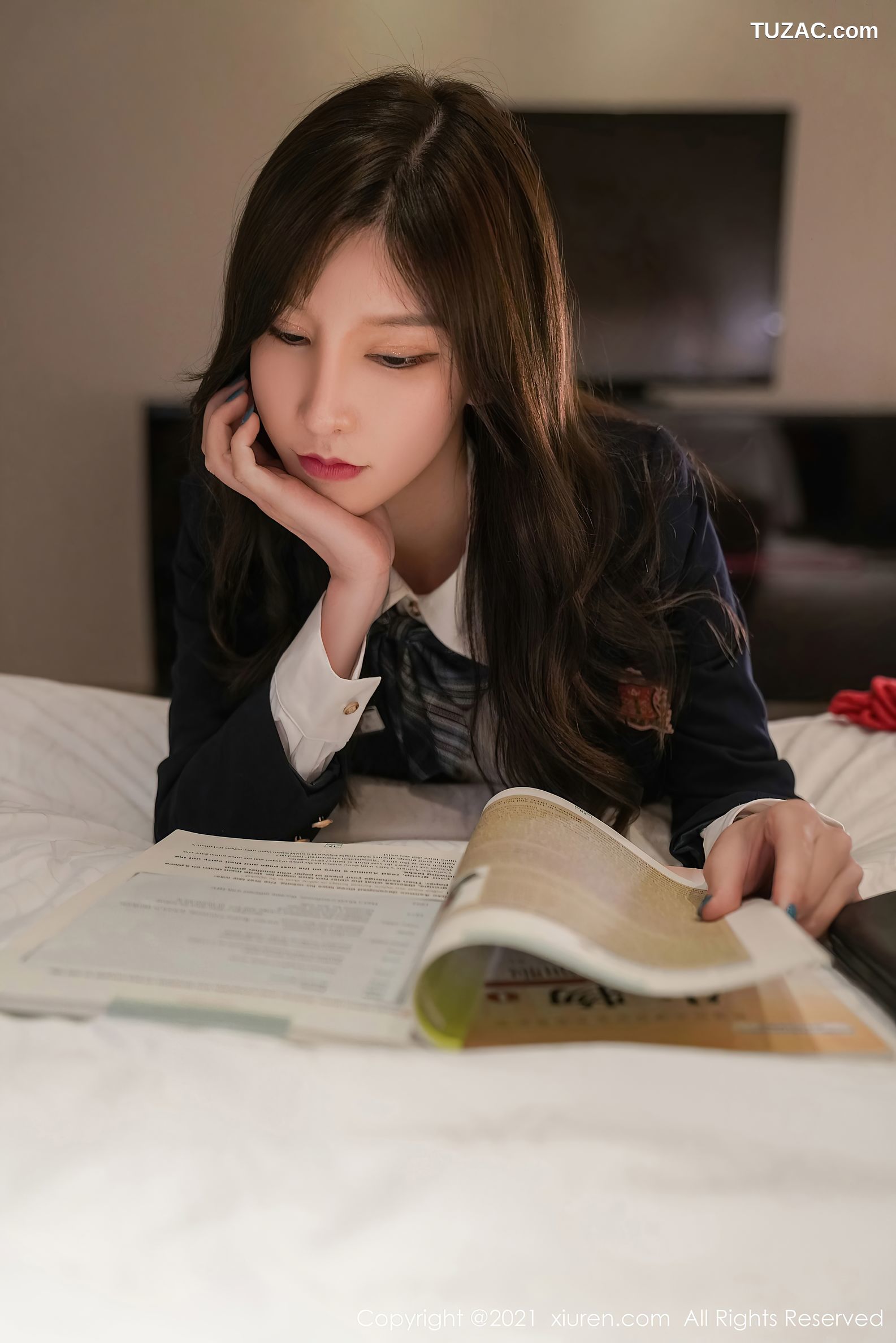 XiuRen秀人网-3247-周于希Sandy-校园制服捆绑主题-2021.03.26