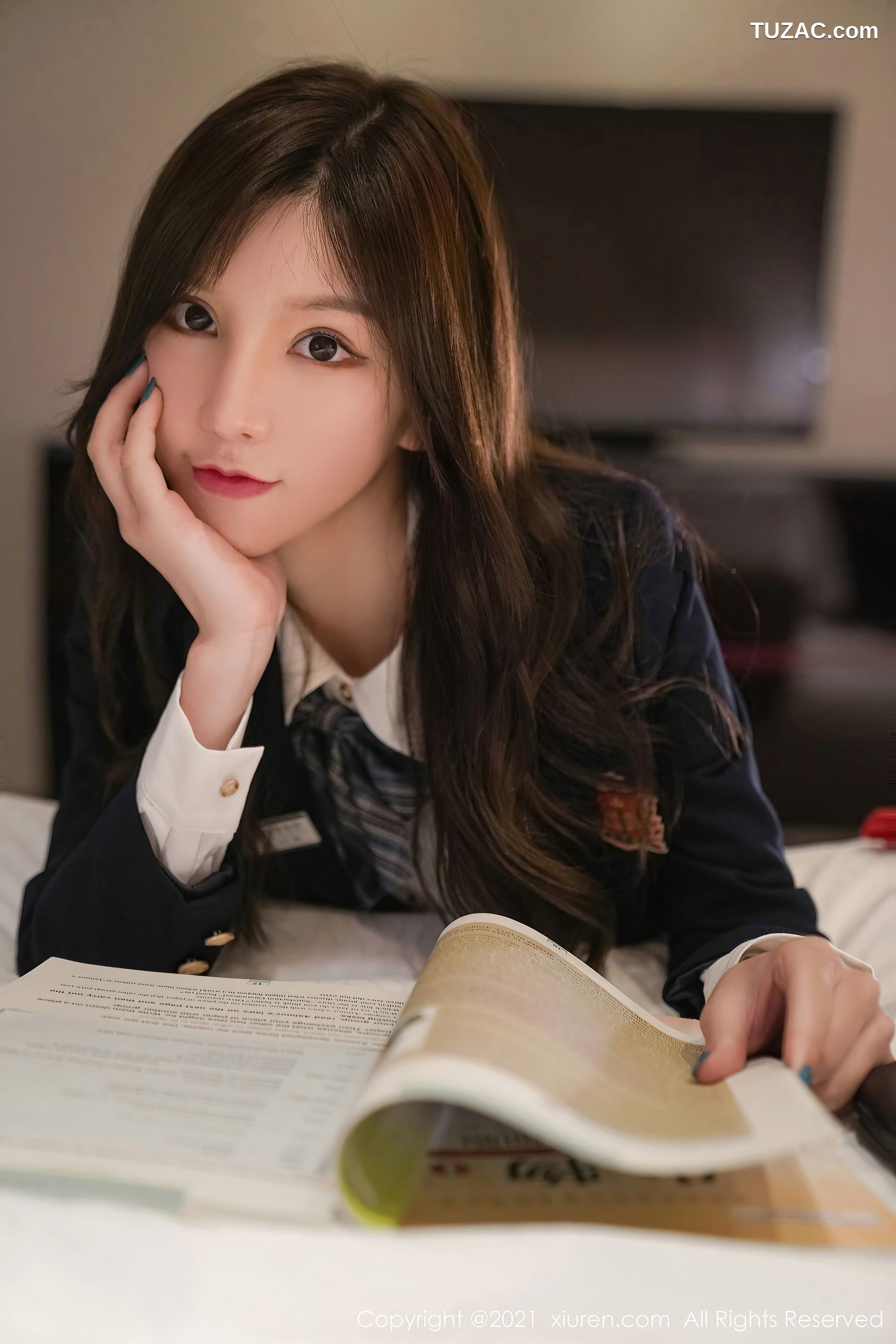 XiuRen秀人网-3247-周于希Sandy-校园制服捆绑主题-2021.03.26