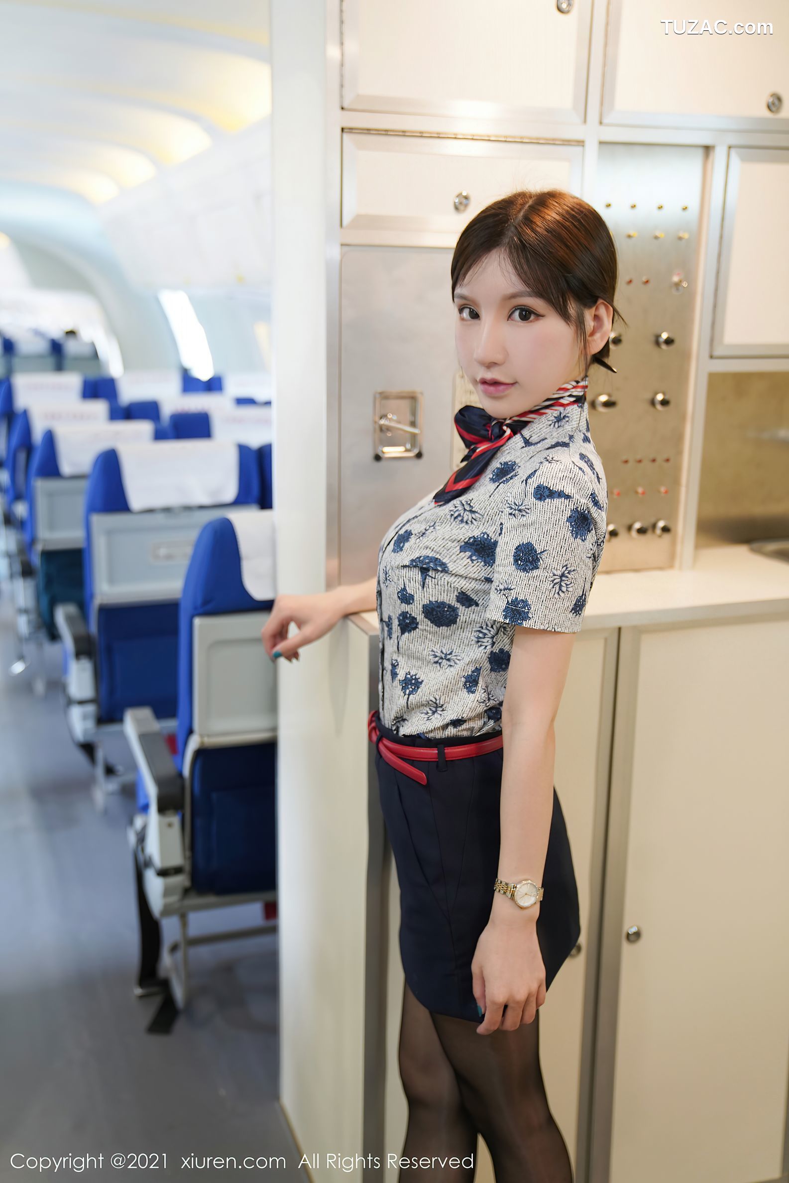 XiuRen秀人网-3274-周于希Sandy-上海心愿旅拍-空姐剧情主题-2021.04.06