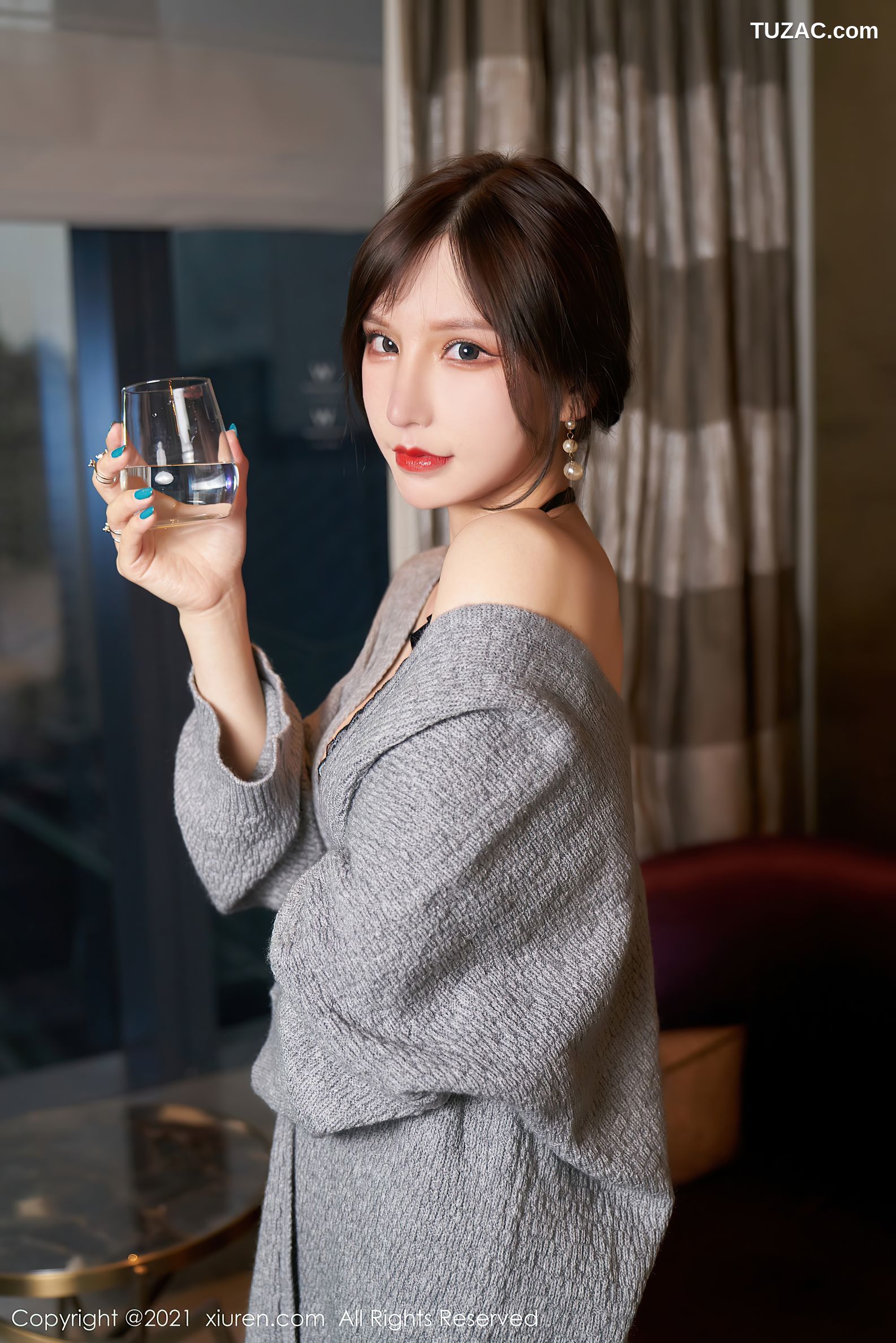 XiuRen秀人网-3288-周于希Sandy-精致薄透镂空内衣-2021.04.09