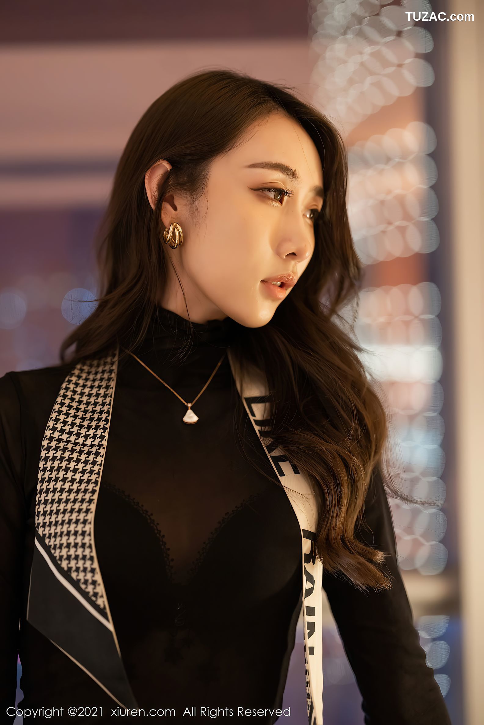 XiuRen秀人网-3324-萌白酱-职场制服OL主题肉丝-2021.04.21